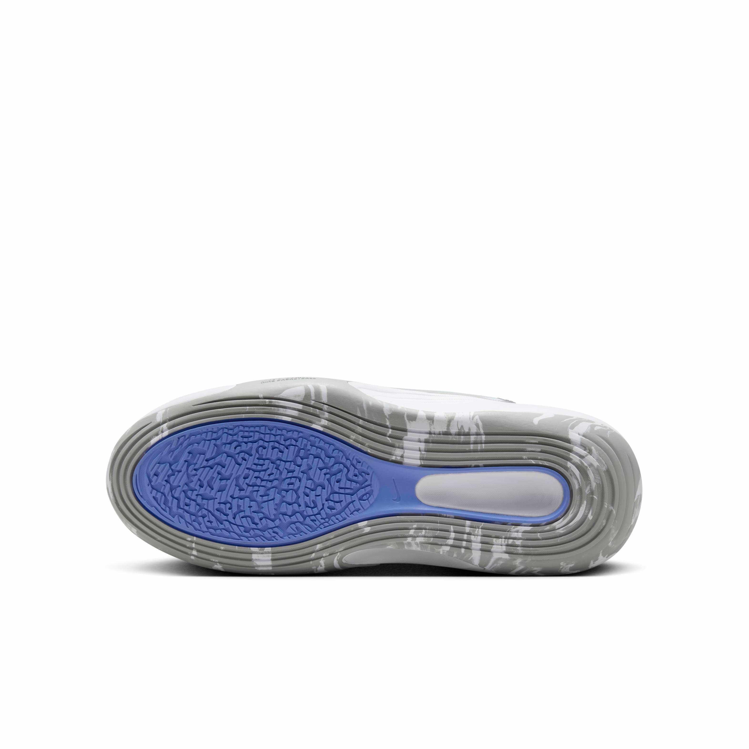Nike IsoFly Grade School Boys' "Cement Grey/Smoke Grey/Pure Platinum/Royal Pulse" Basketball Shoe