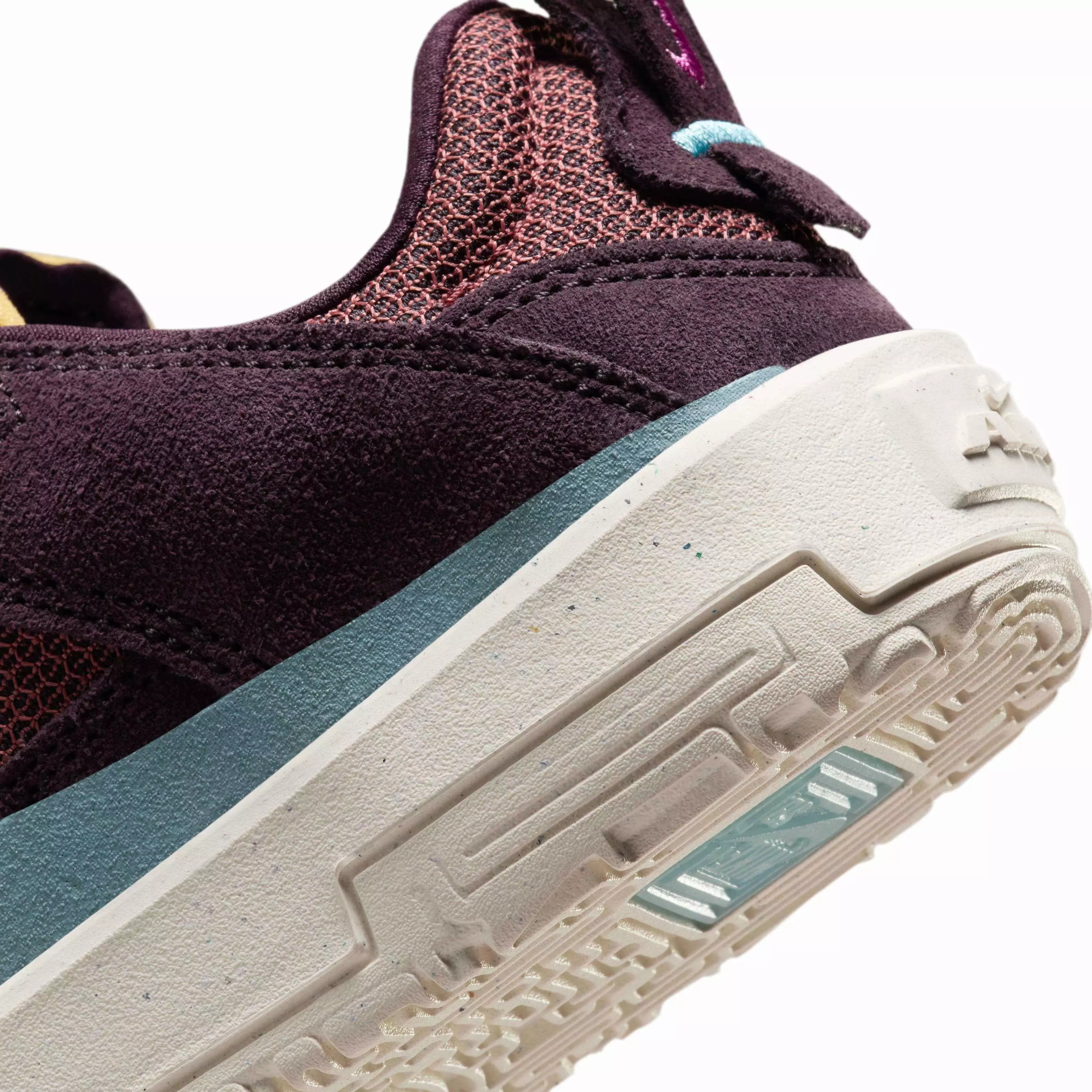 Nike SB Day One "Burgundy Ash/Dark Pony/Sail/Denim Turquoise" Grade School Girls' Skateboarding Shoe - BURGUNDY/DK PONY/SAIL/TURQUOISE