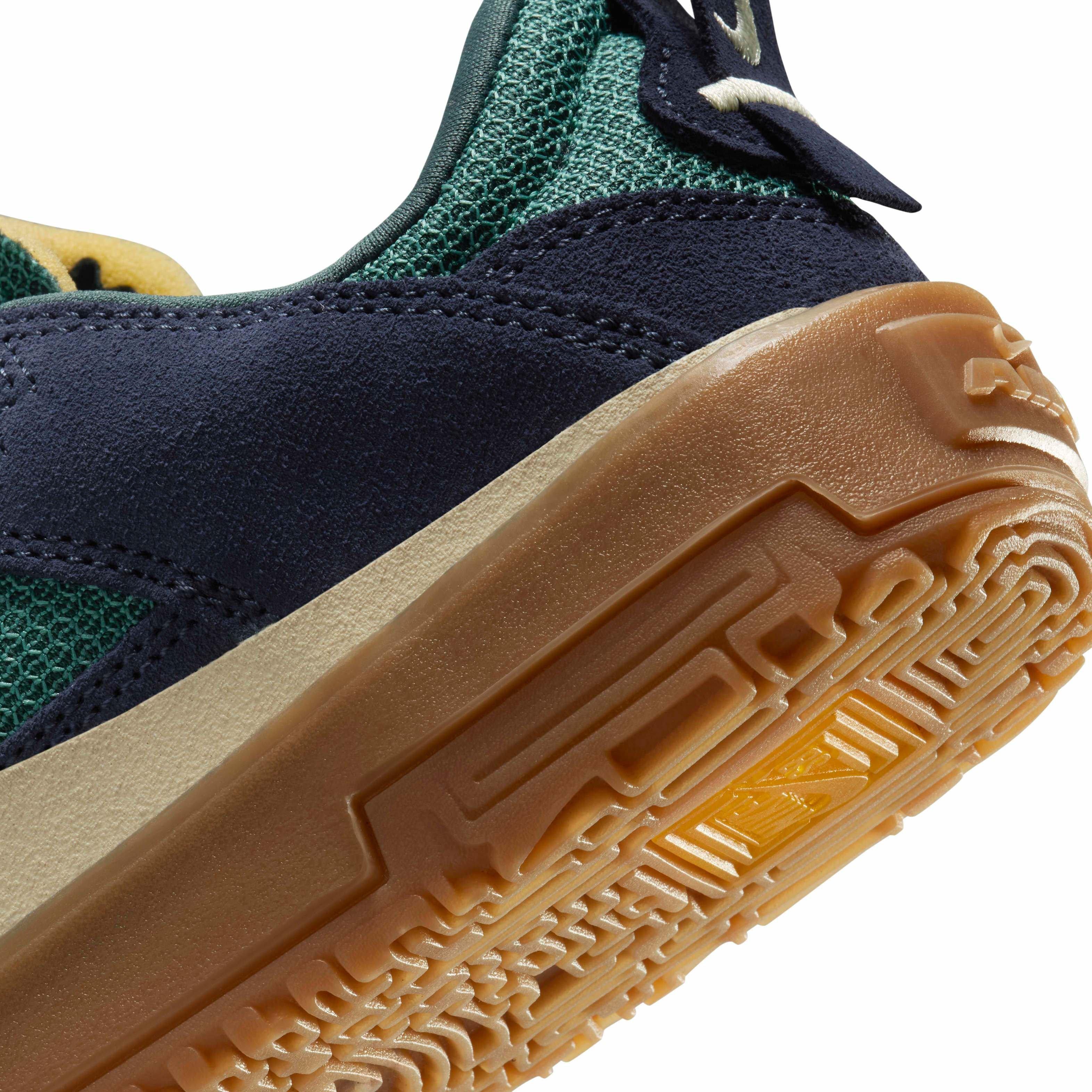 Nike SB Day One "Thunder Blue/Vintage Green/Gum Light Brown/Alabaster" Grade School Boys' Skateboarding Shoe - BLUE/GREEN/LT BROWN/ALABASTER Thumbnail View 8