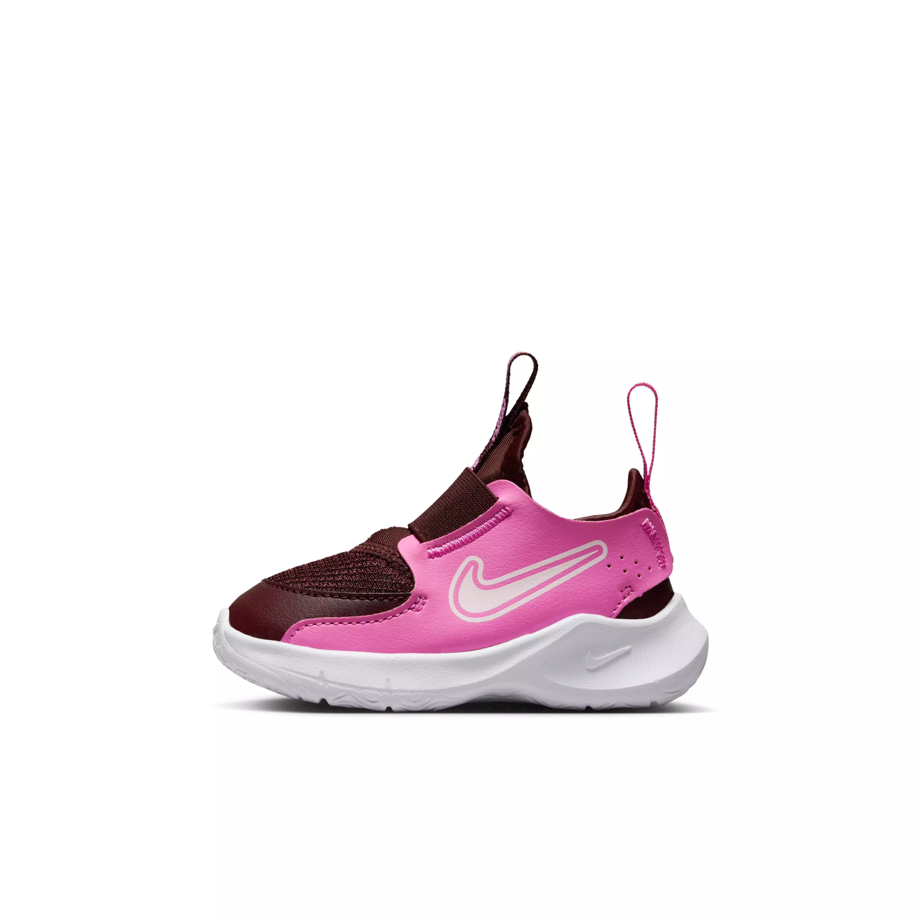 Nike Flex Runner 3 "Burgundy Crush/Playful Pink/White" Infant Girls' Running Shoe - BURGUNDY/PINK/WHITE