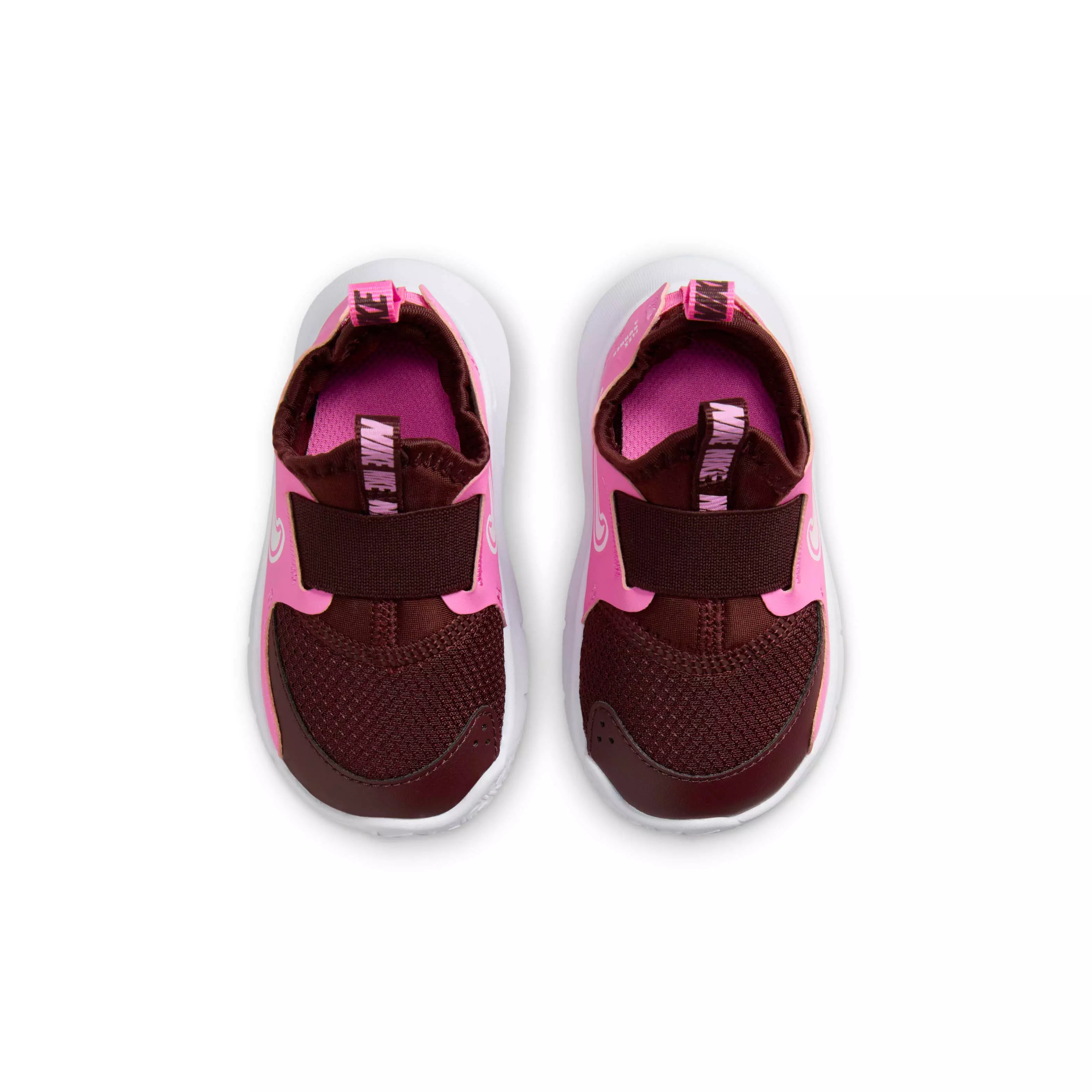 Nike Flex Runner 3 "Burgundy Crush/Playful Pink/White" Infant Girls' Running Shoe - BURGUNDY/PINK/WHITE
