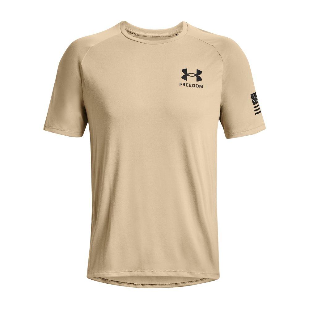 Under Armour Men's Freedom Tech Short Sleeve T-Shirt : : Clothing,  Shoes & Accessories