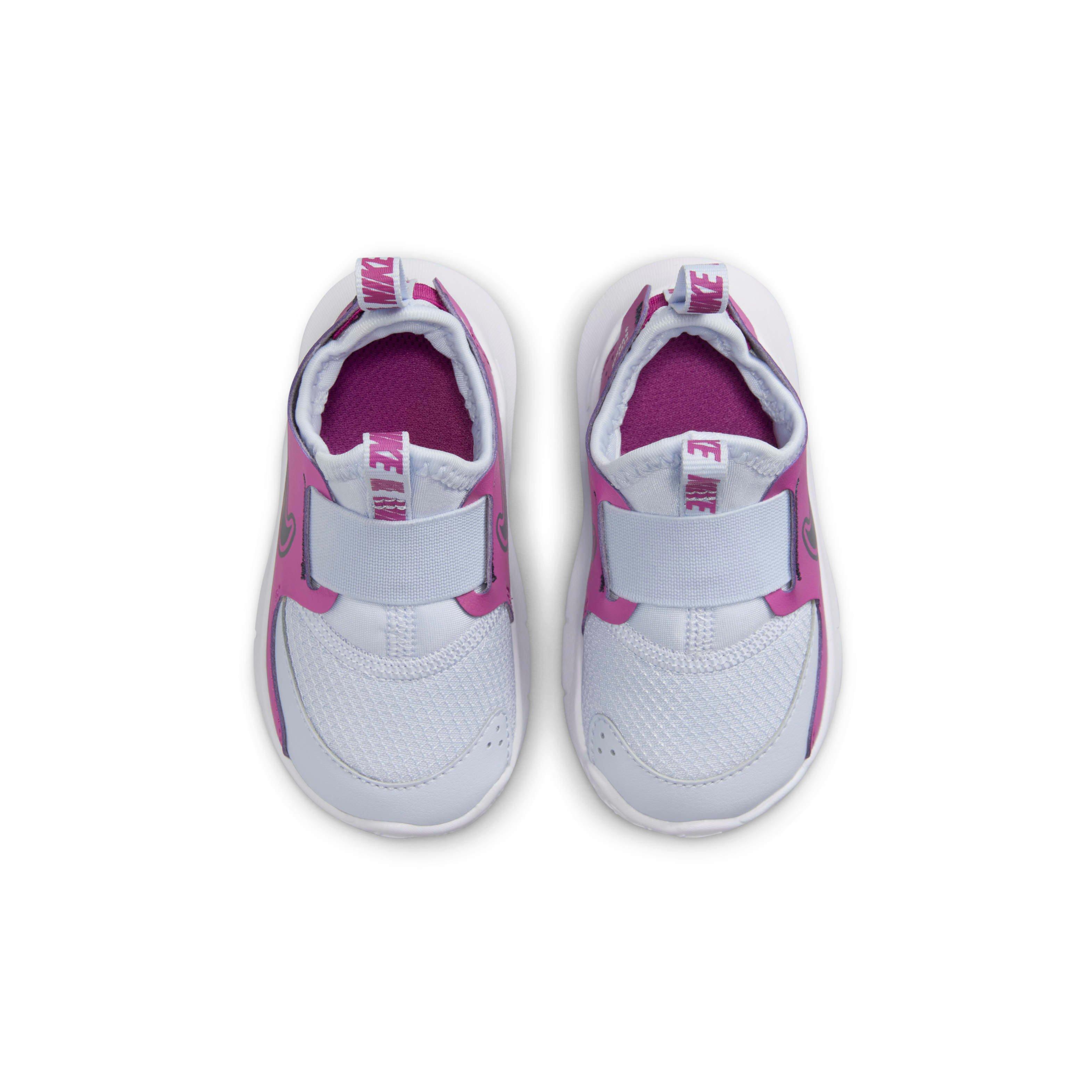Nike Flex Runner 3 Infant Kids' "Football Grey/Hot Fuchsia/White/Thunder Blue" Running Shoe