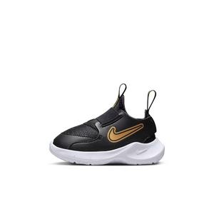 Nike Flex Runner 3 "Black/White/Metallic Gold" Infant Boys' Running Shoe
