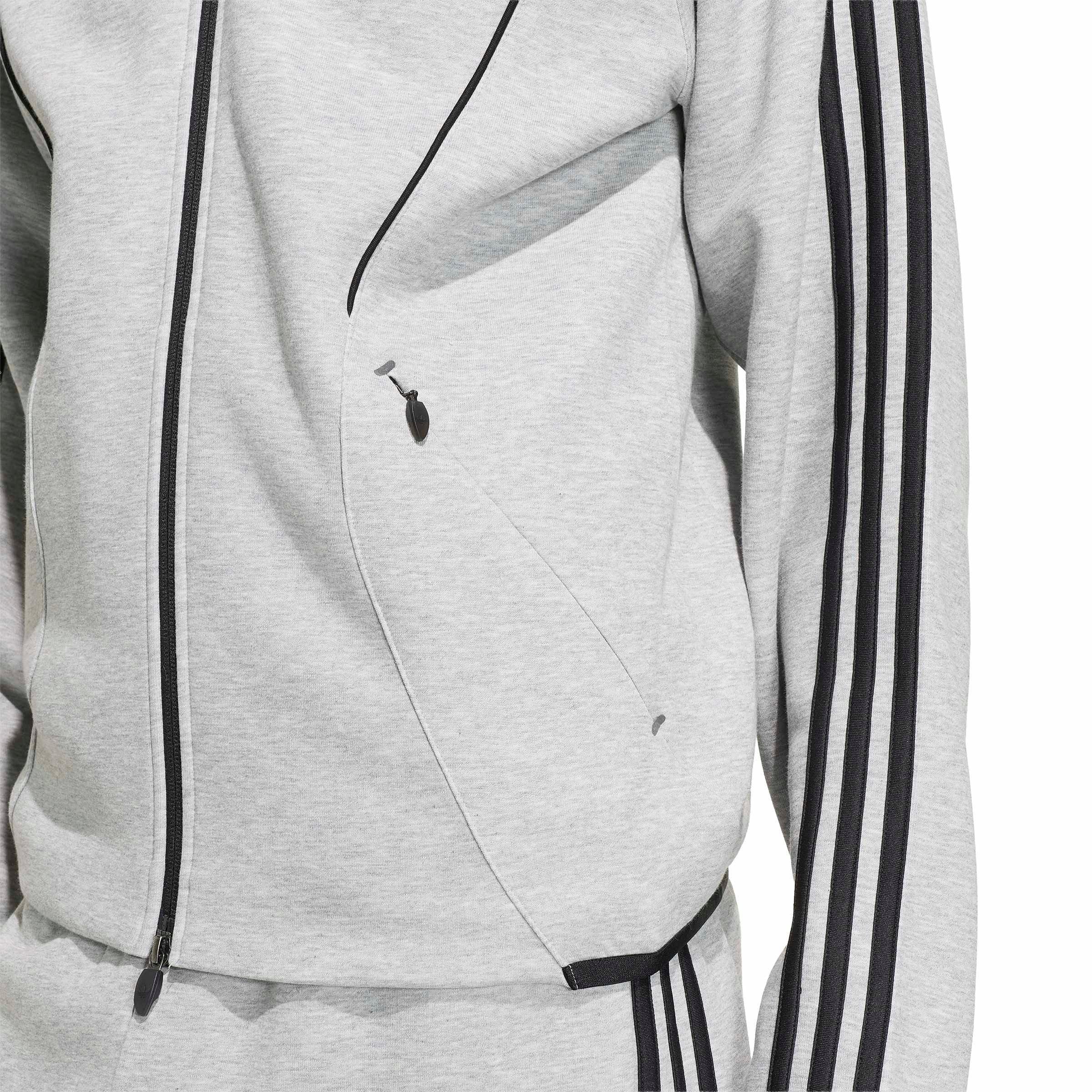 adidas Originals Men's Spacer Teamgeist 26 Cutline Full-Zip Jacket - Grey - GREY Thumbnail View 4
