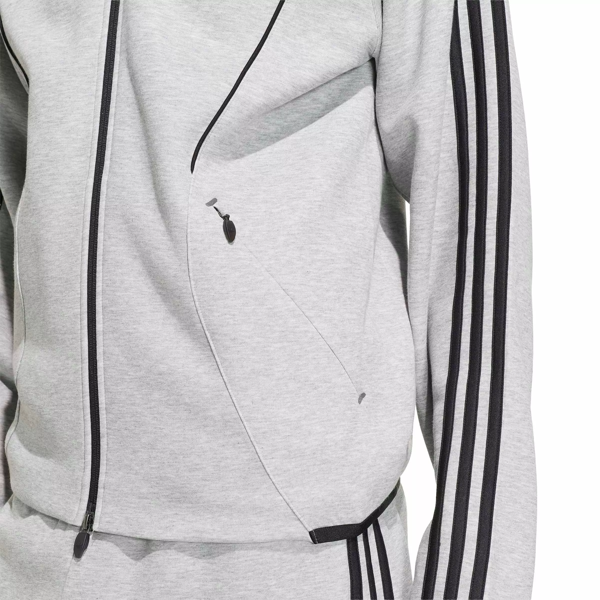 adidas Originals Men's Spacer Teamgeist 26 Cutline Full-Zip Jacket - Grey - GREY