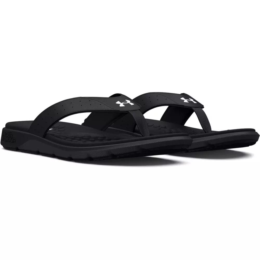 Under Armour Ignite Pro "Black/White" Men's Sandal - BLACK/WHITE