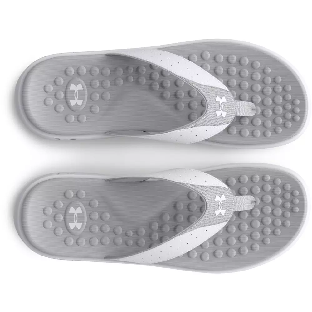 Under Armour Ignite Pro "White/Halo Grey" Men's Slide - WHITE/GREY