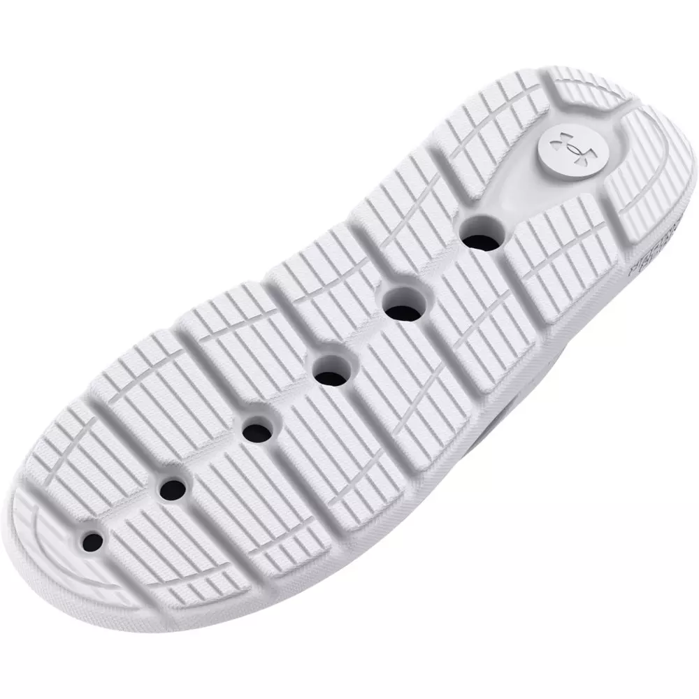 Under Armour Ignite Pro "White/Halo Grey" Men's Slide - WHITE/GREY