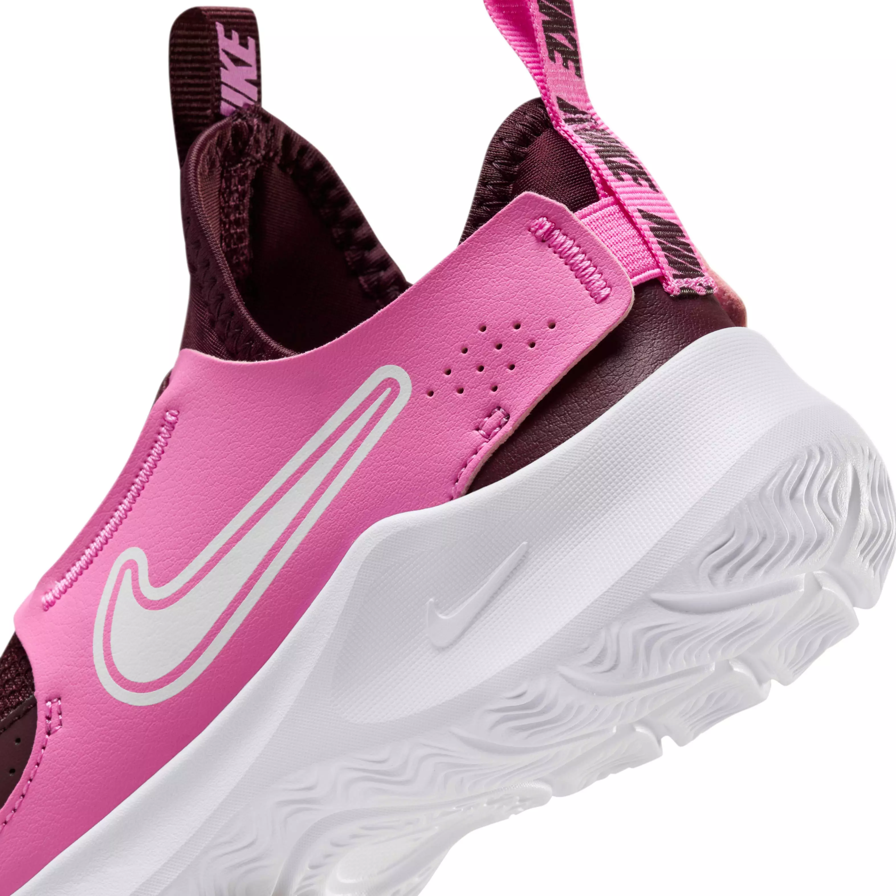 Nike Flex Runner 3 "Burgundy Crush/Playful Pink/White" Preschool Girls' Running Shoe - BURGUNDY/PINK/WHITE