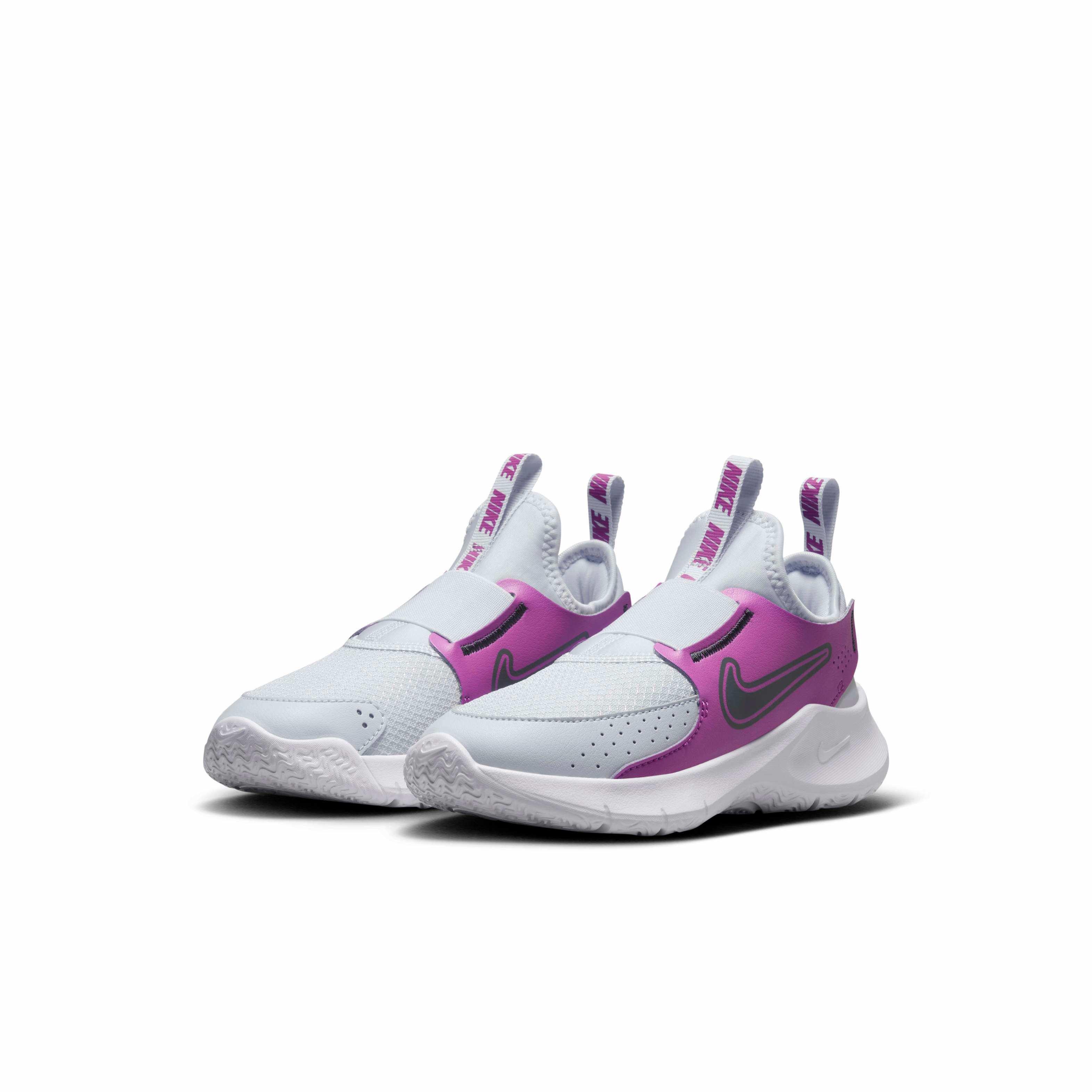 Nike Flex Runner 3 Preschool Kids' "Football Grey/Hot Fuchsia/White/Thunder Blue" Running Shoe