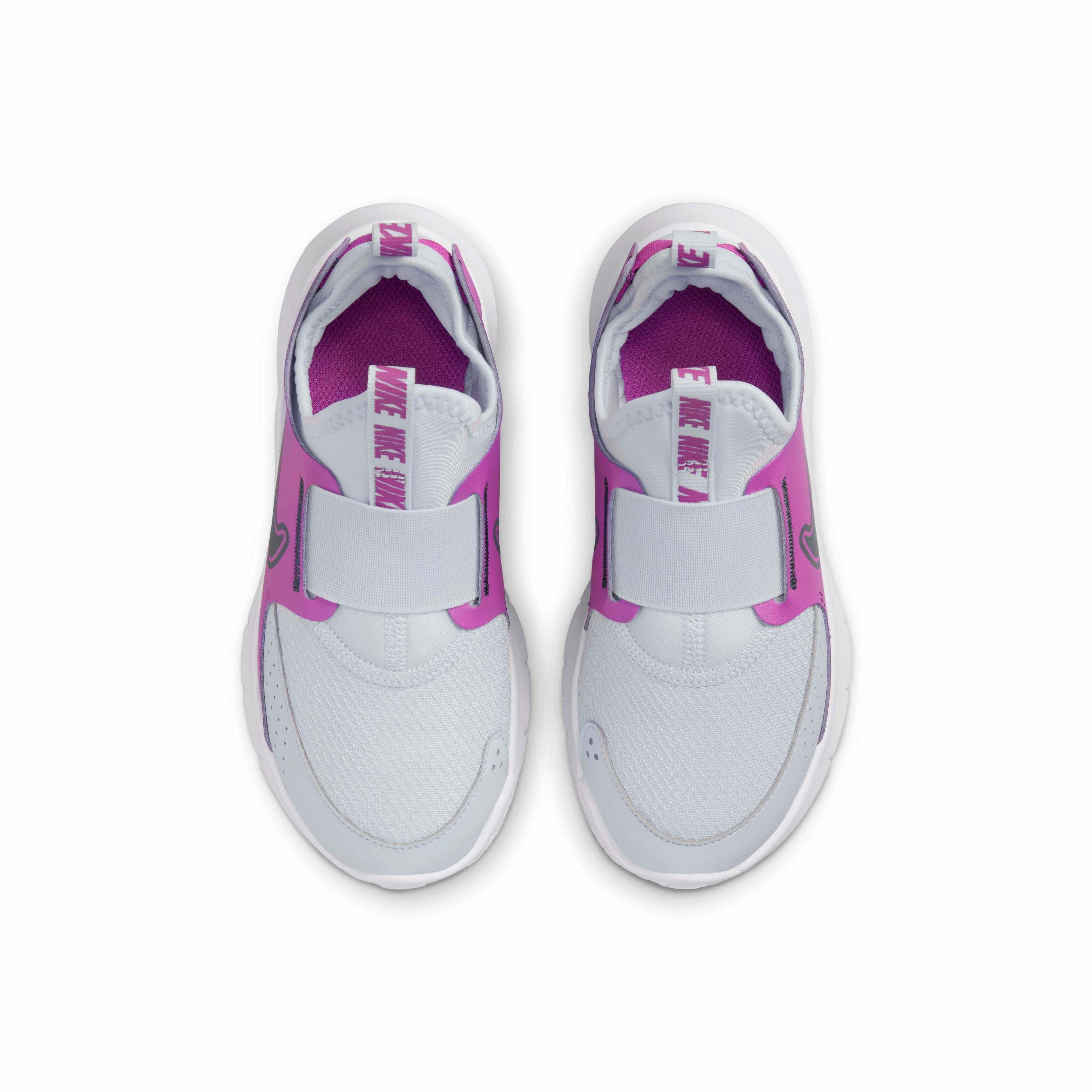 Nike Flex Runner 3 Preschool Kids' "Football Grey/Hot Fuchsia/White/Thunder Blue" Running Shoe