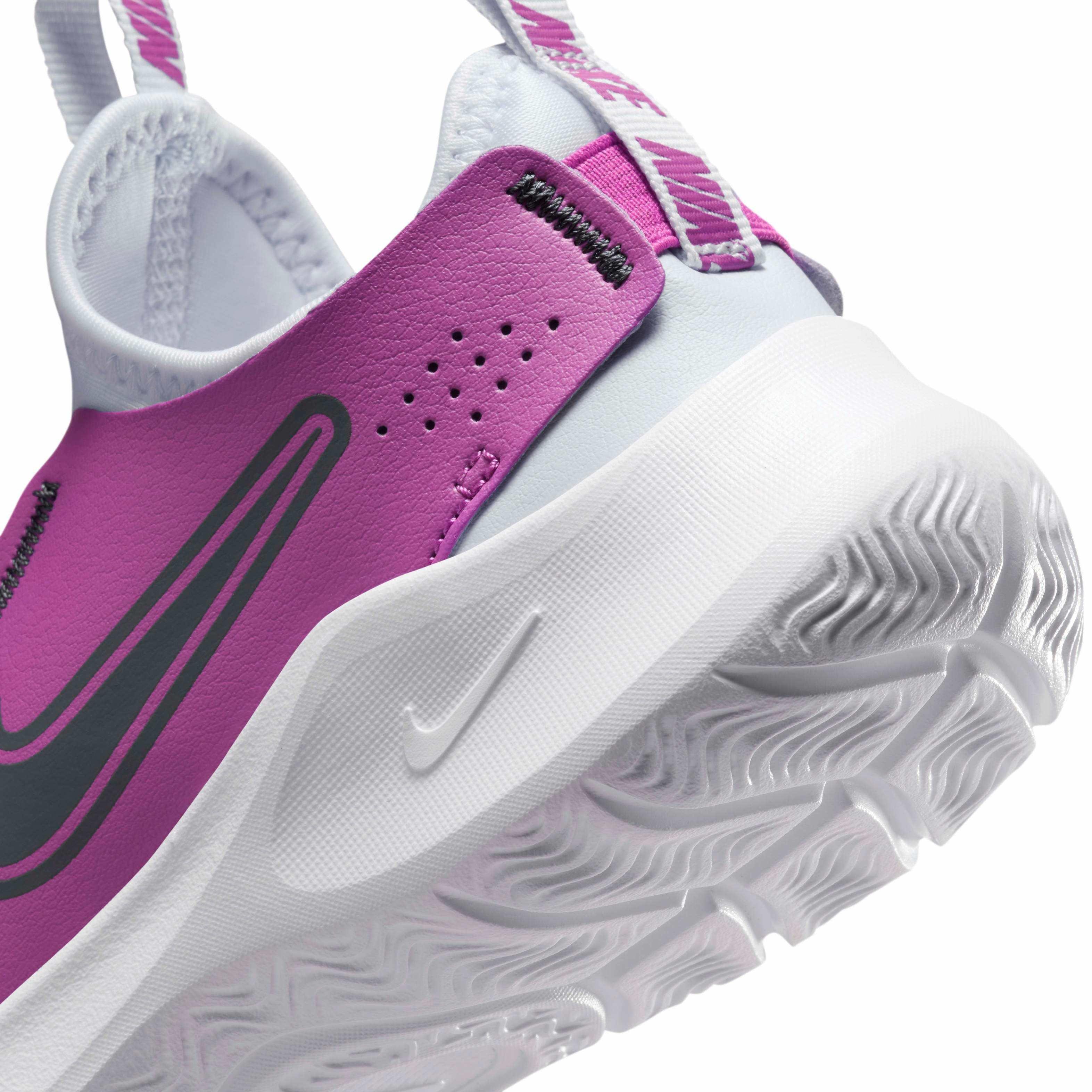 Nike Flex Runner 3 Preschool Kids' "Football Grey/Hot Fuchsia/White/Thunder Blue" Running Shoe