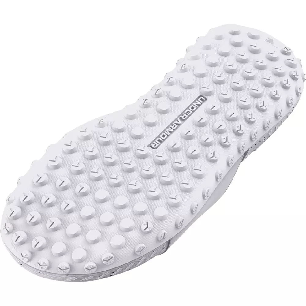 Under Armour Project Rock 3 "White/Halo Grey" Unisex Slide - WHITE/GREY