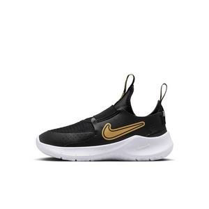 Nike Flex Runner 3 "Black/White/Metallic Gold" Preschool Boys' Running Shoe