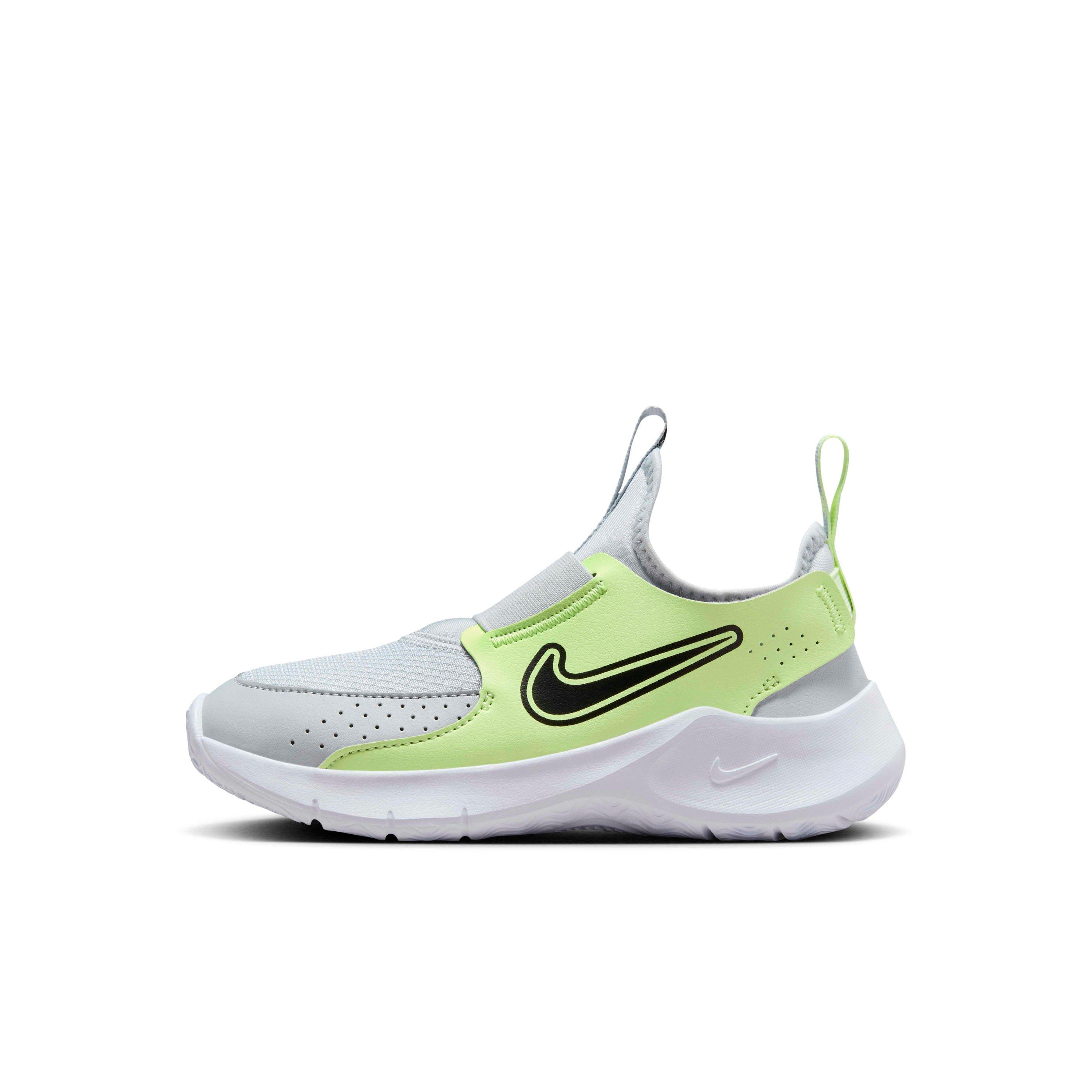Nike Flex Runner 3 Preschool Boys' "Pure Platinum/Barely Volt/Black" Running Shoe