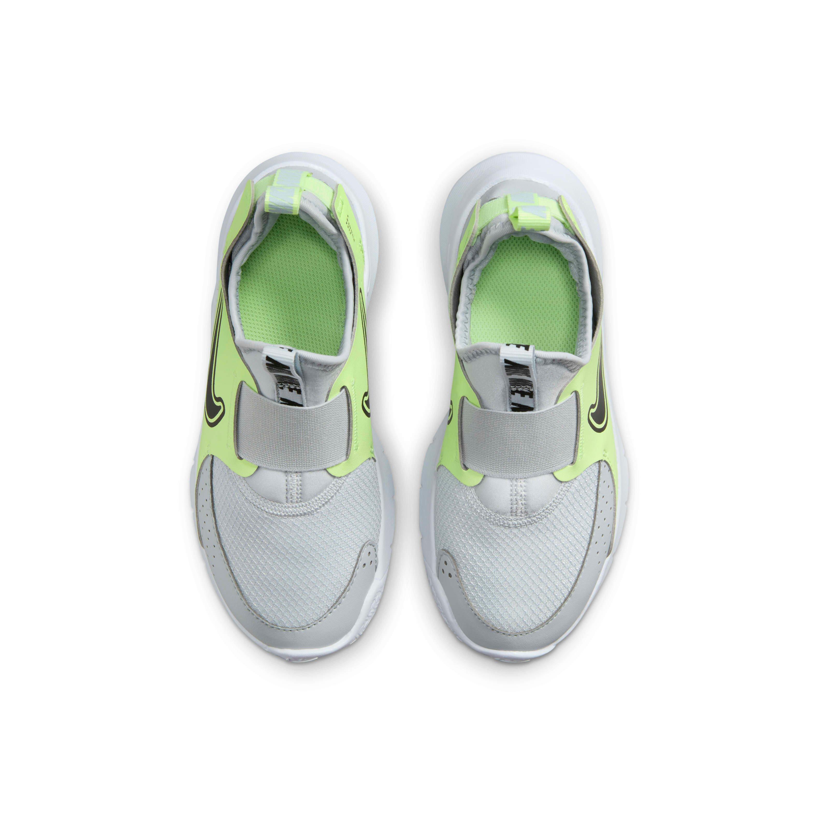 Nike Flex Runner 3 Preschool Boys' "Pure Platinum/Barely Volt/Black" Running Shoe