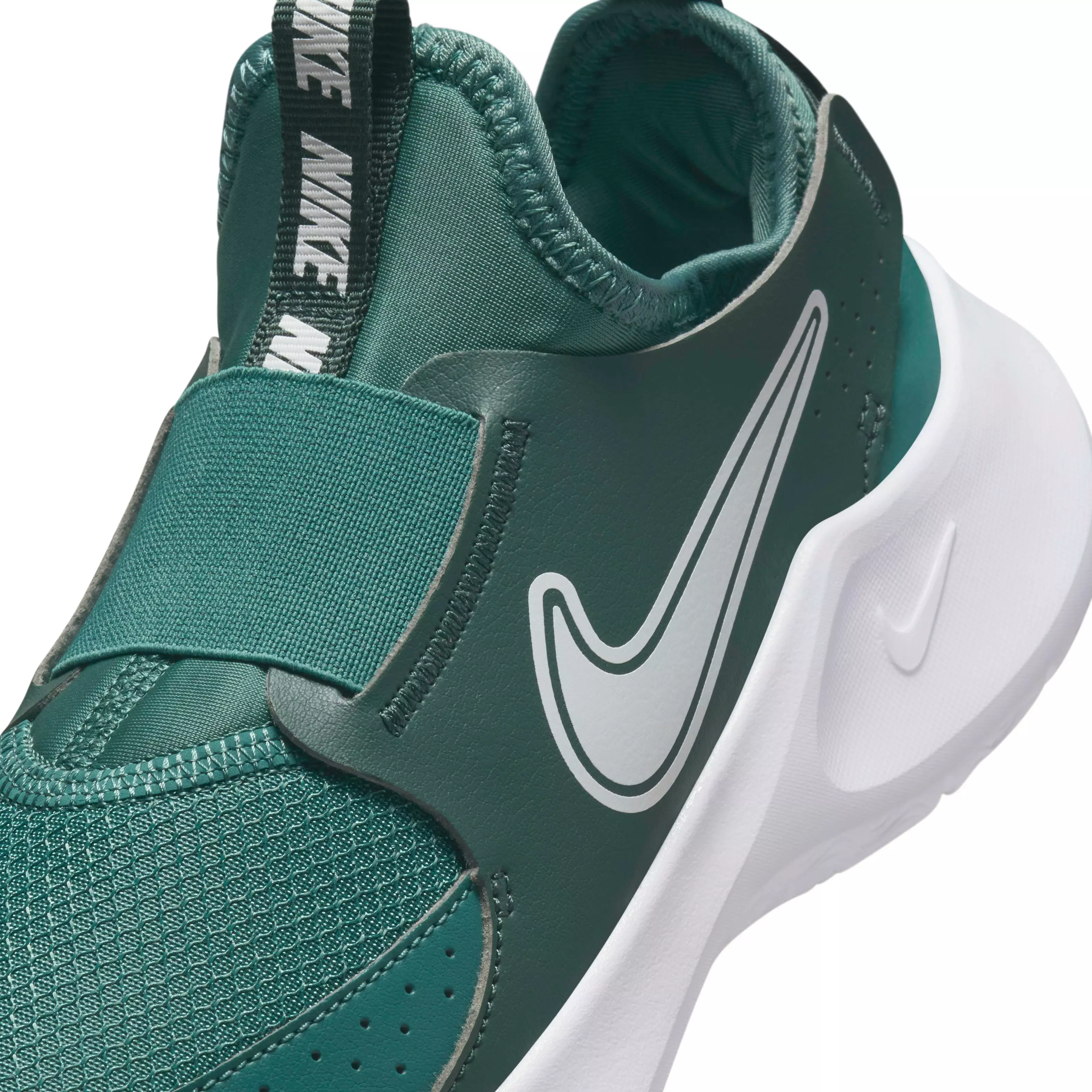 Nike Flex Runner 3 "Bicoastal/Vintage Green/White" Grade School Boys' Running Shoe - BICOASTAL/GREEN/WHITE