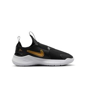 Nike Flex Runner 3 "Black/White/Metallic Gold" Grade School Boys' Running Shoe