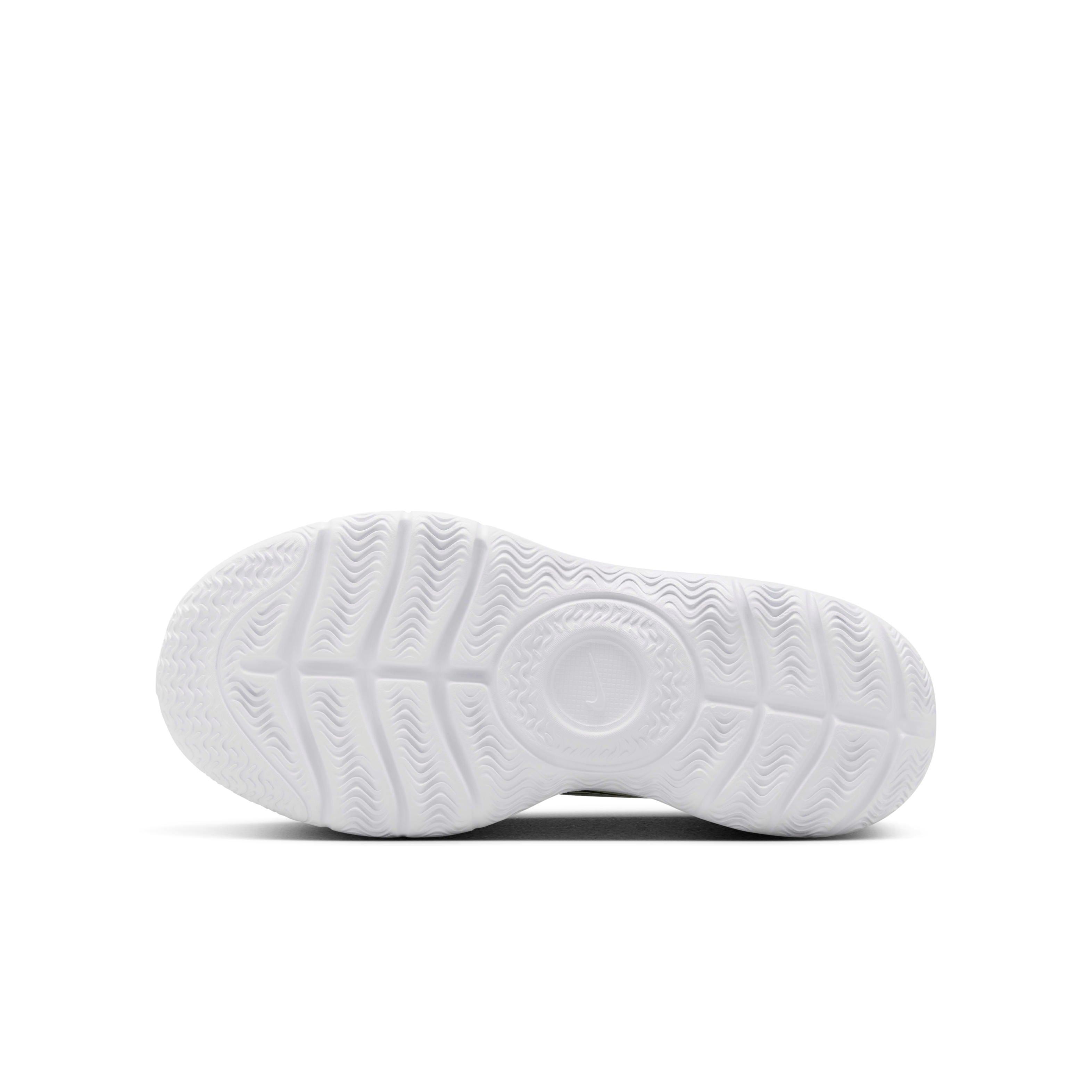 Nike Flex Runner 3 Grade School Boys' "Pure Platinum/Barely Volt/Black" Running Shoe