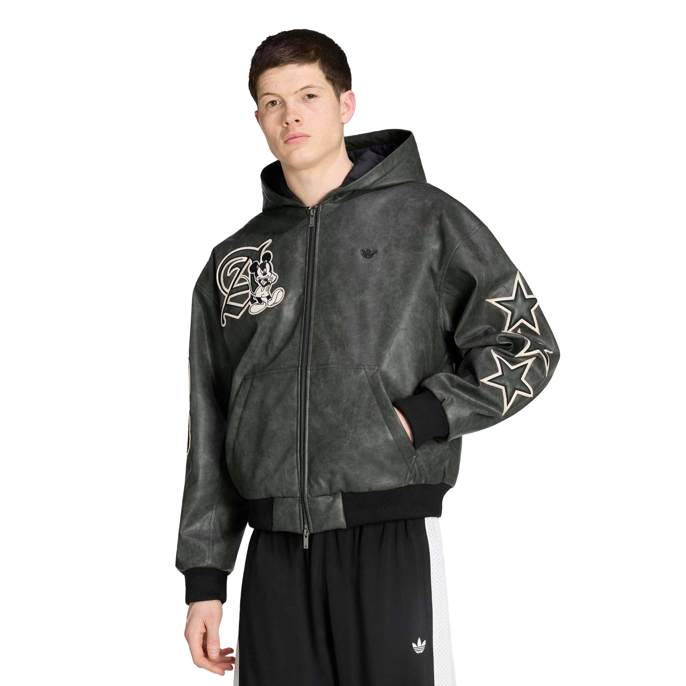 adidas Originals Men's Disney Mickey Mouse Dreams Jacket - Black - BLACK