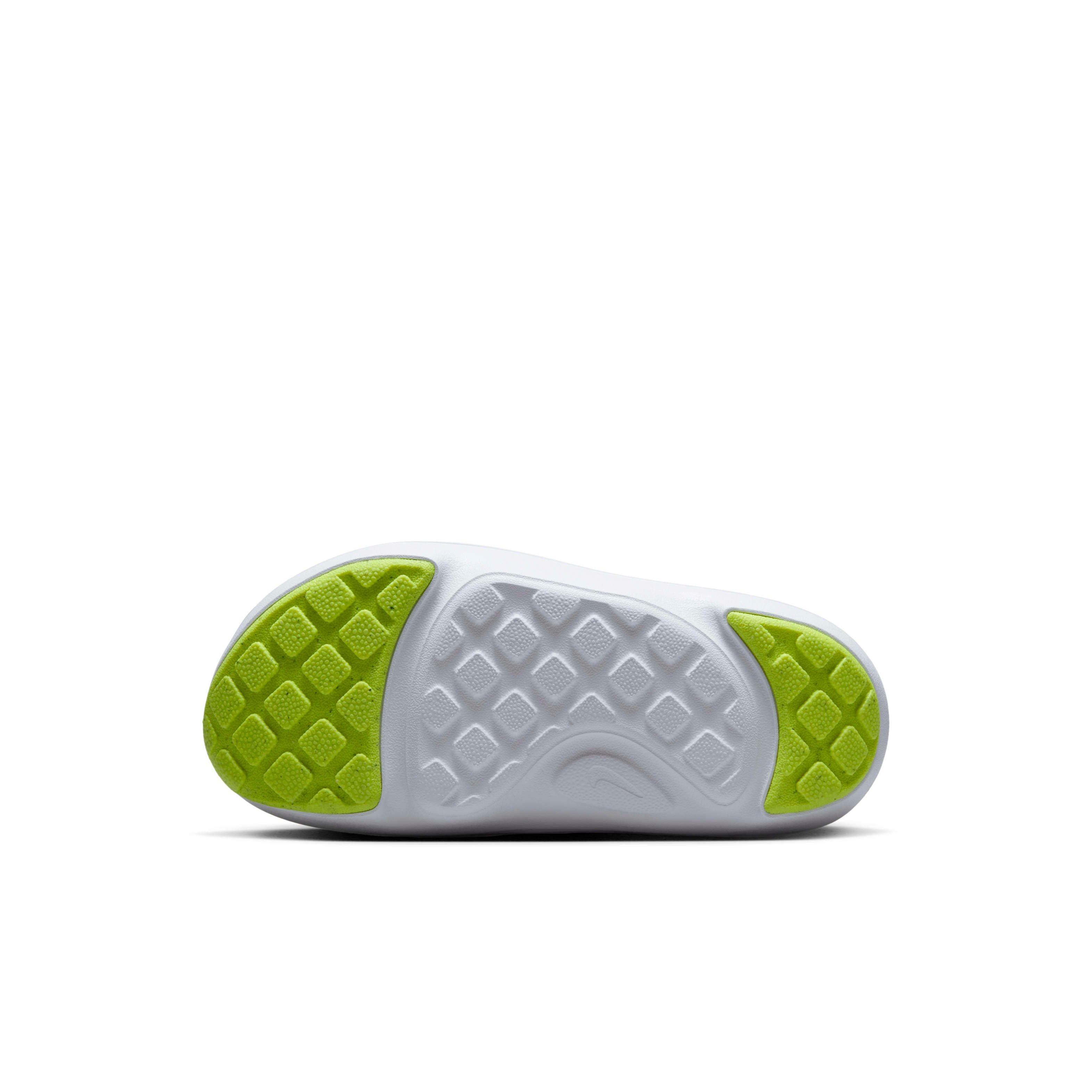 Nike Aqua Swoosh Preschool Boys' "White/Pure Platinum/Volt" Sandal
