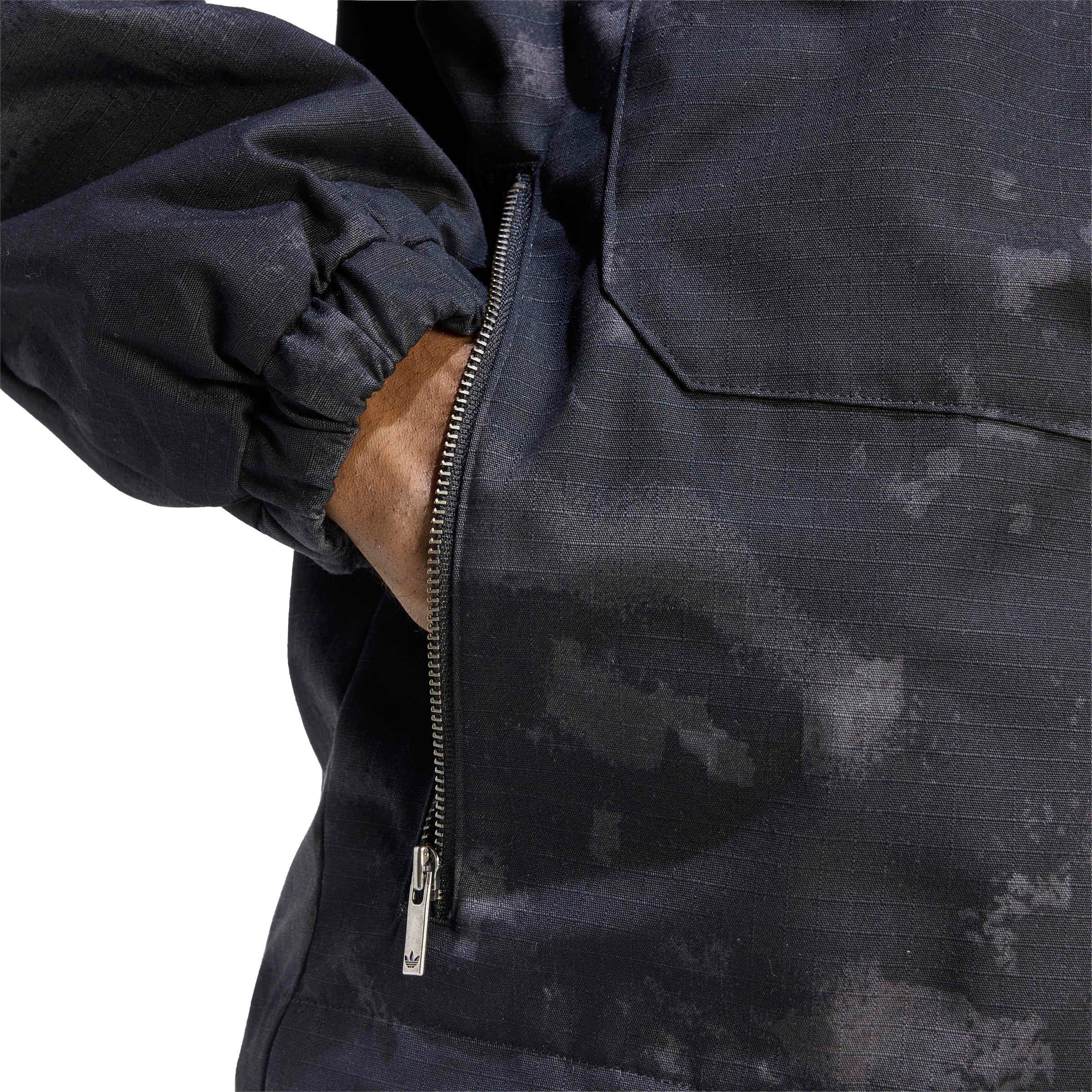 adidas Originals Men's Camo Jacket - Black - BLACK Thumbnail View 4