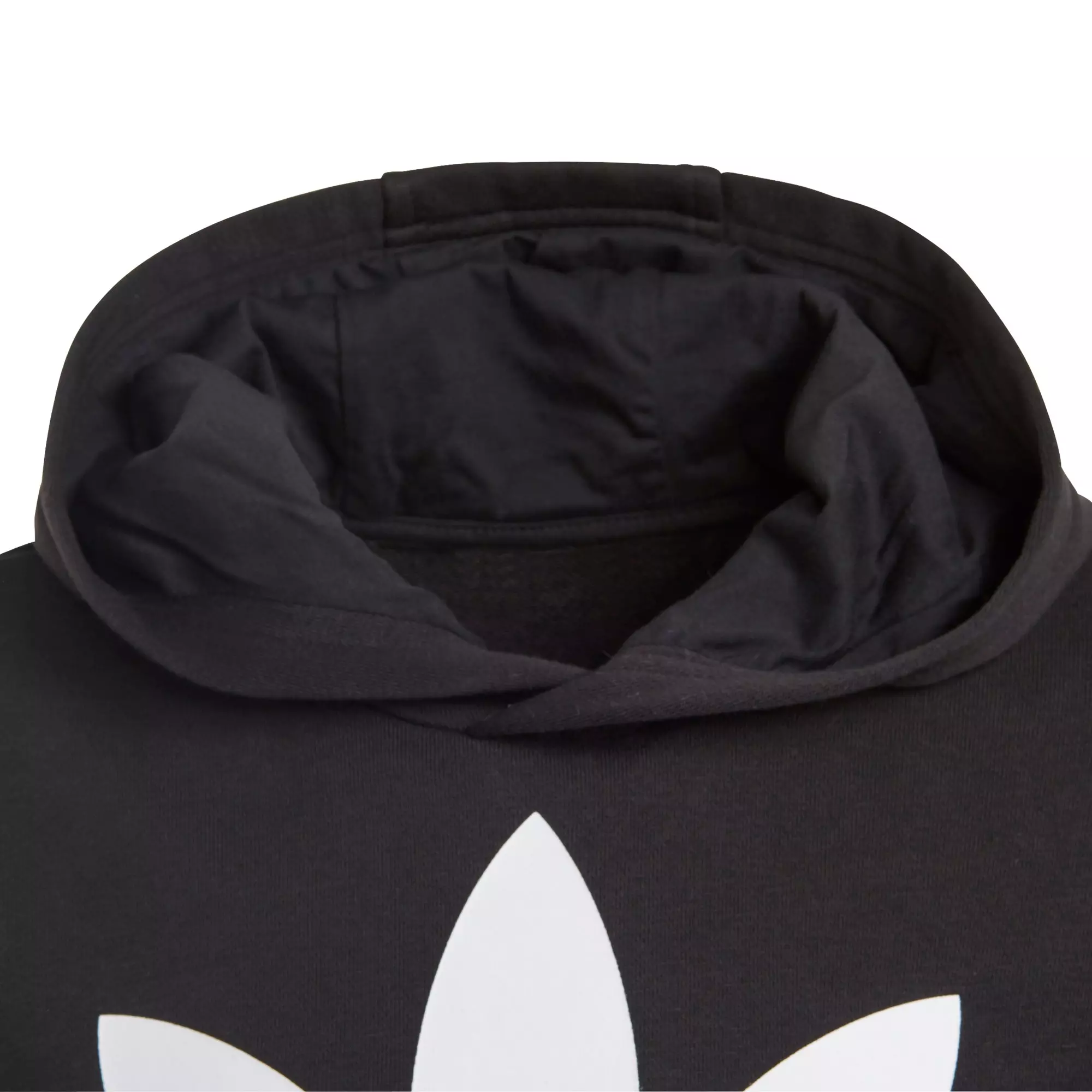 adidas Kids' Trefoil Hoodie - BLACK/WHITE