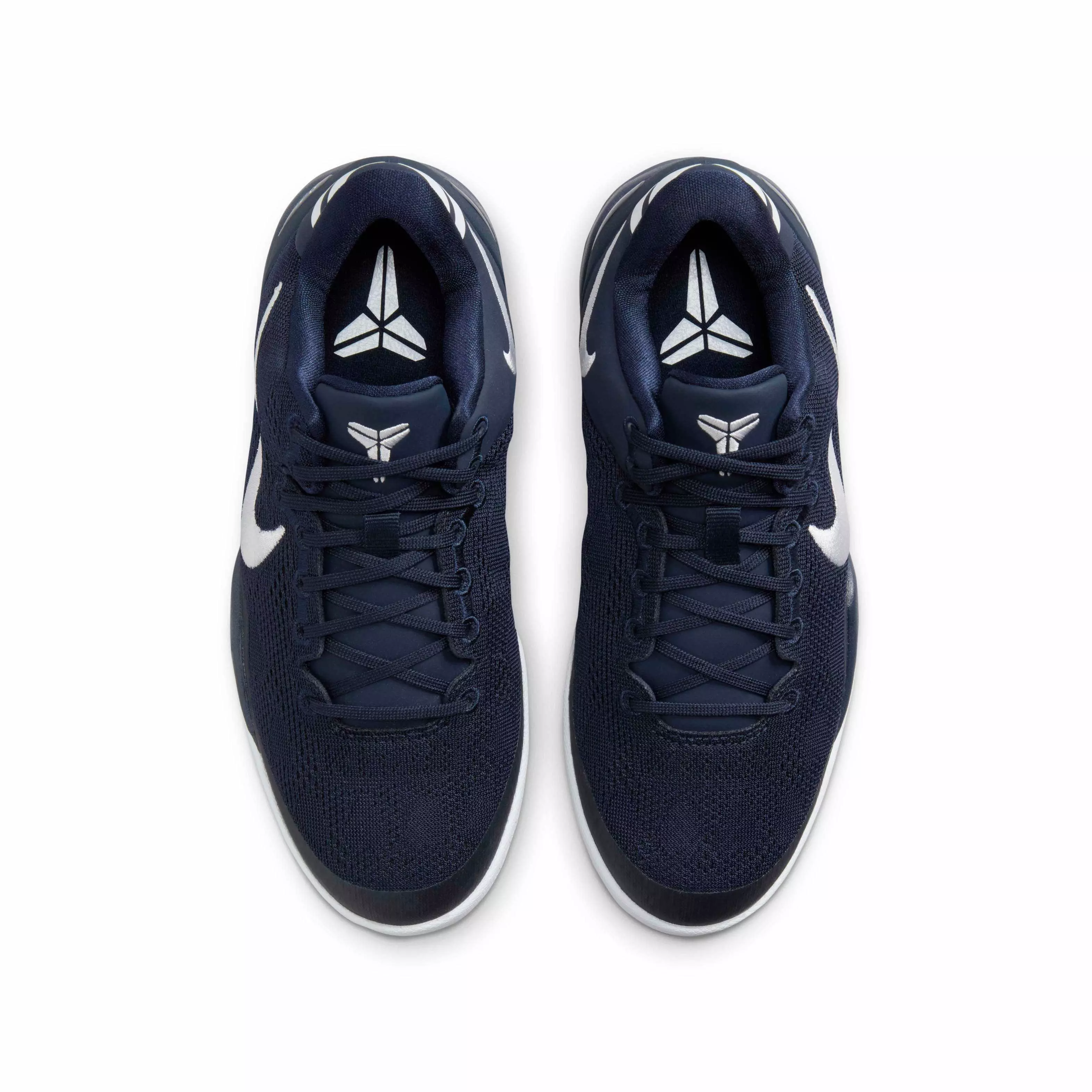 Nike Kobe 8 "College Navy/College Navy/White" Grade School Boys' Basketball Shoe - NAVY/NAVY/WHITE