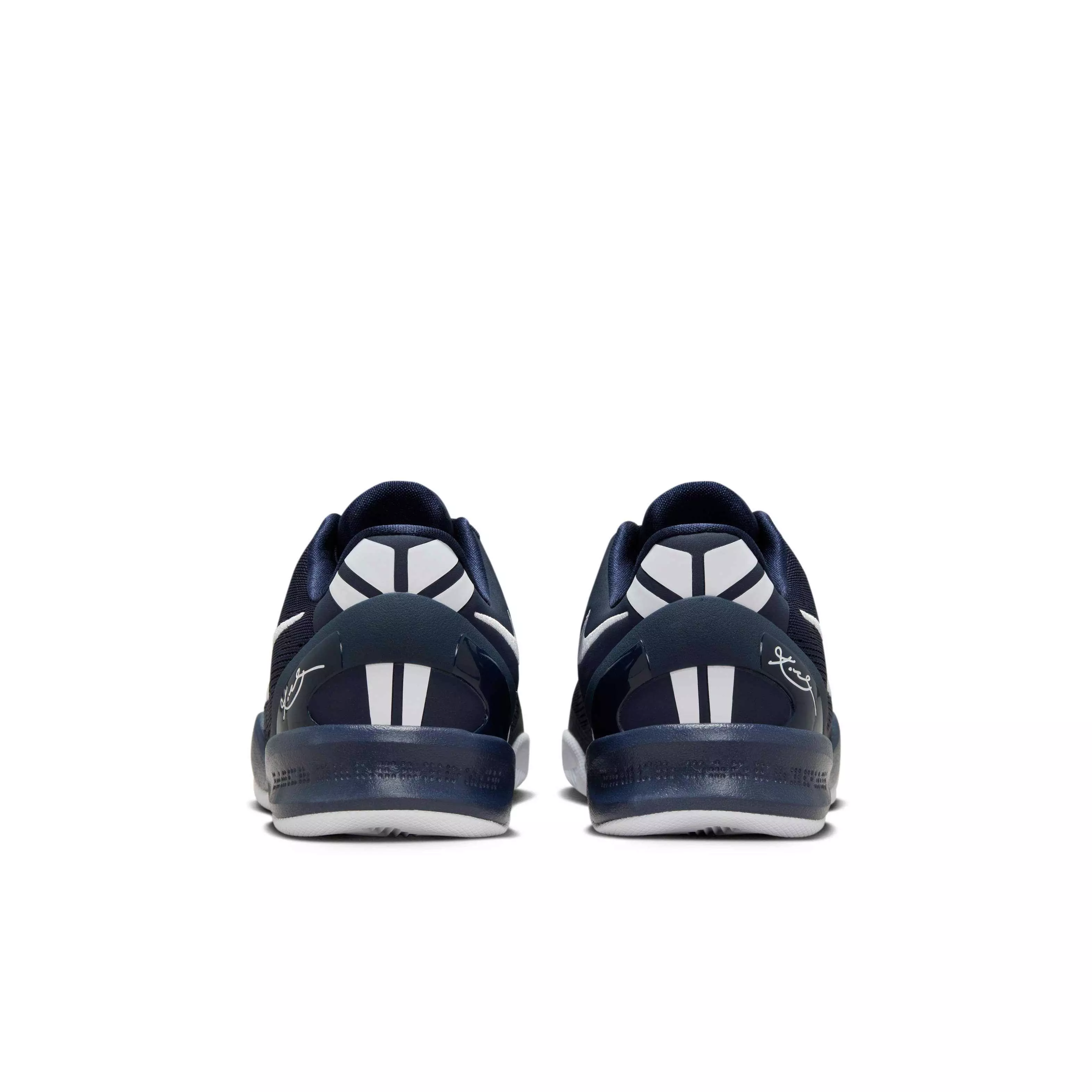 Nike Kobe 8 "College Navy/College Navy/White" Grade School Boys' Basketball Shoe - NAVY/NAVY/WHITE