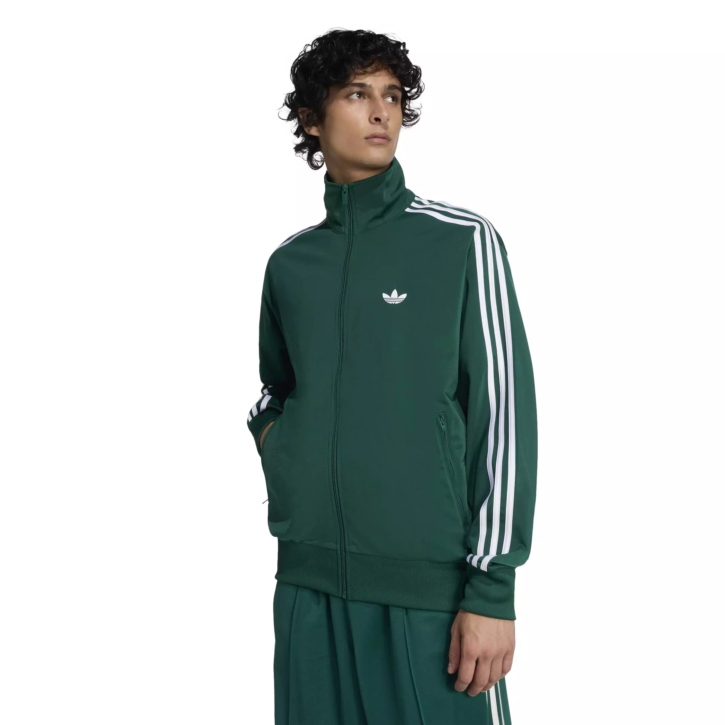 adidas Originals Men's Firebird Track Jacket - Green - GREEN