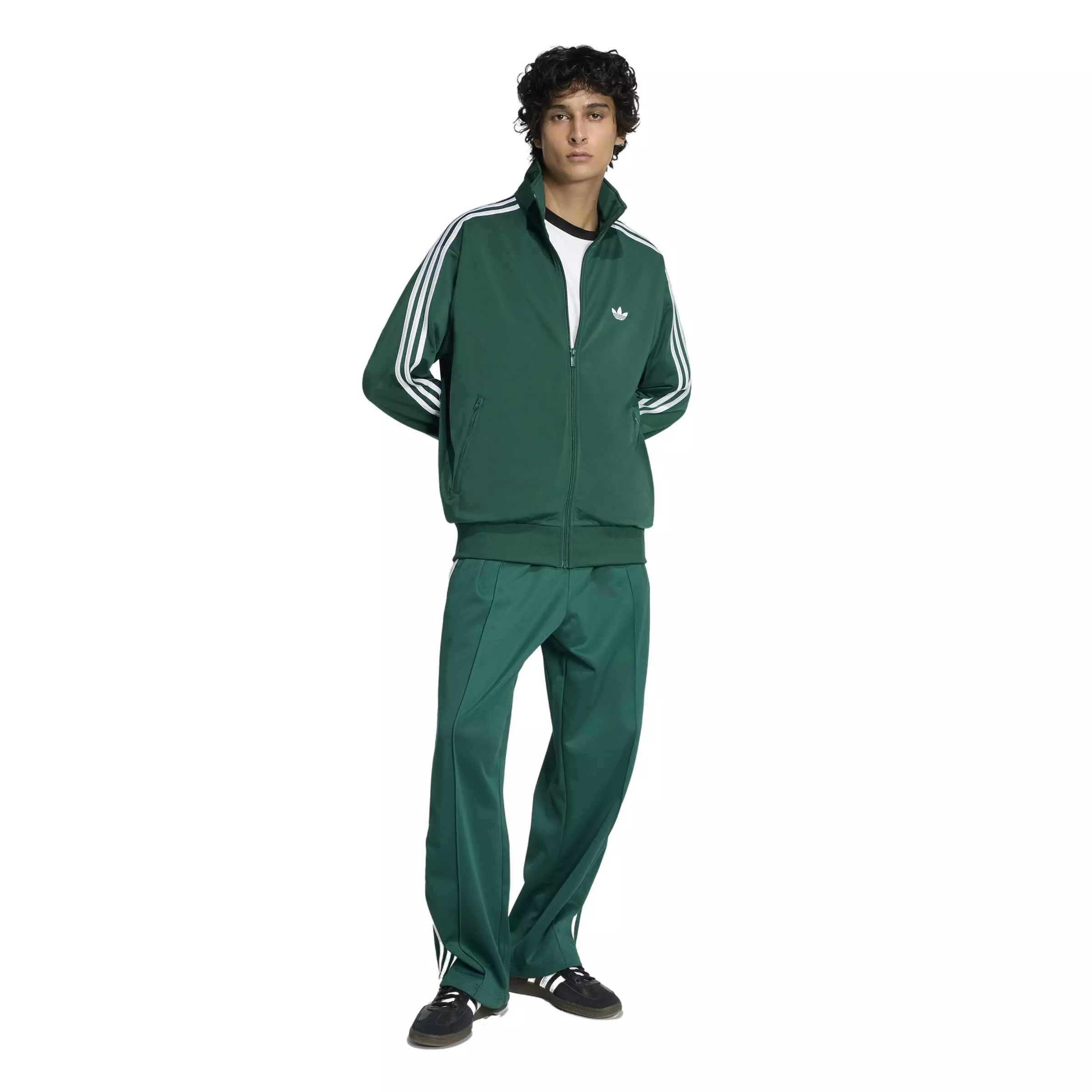 adidas Originals Men's Firebird Track Jacket - Green - GREEN