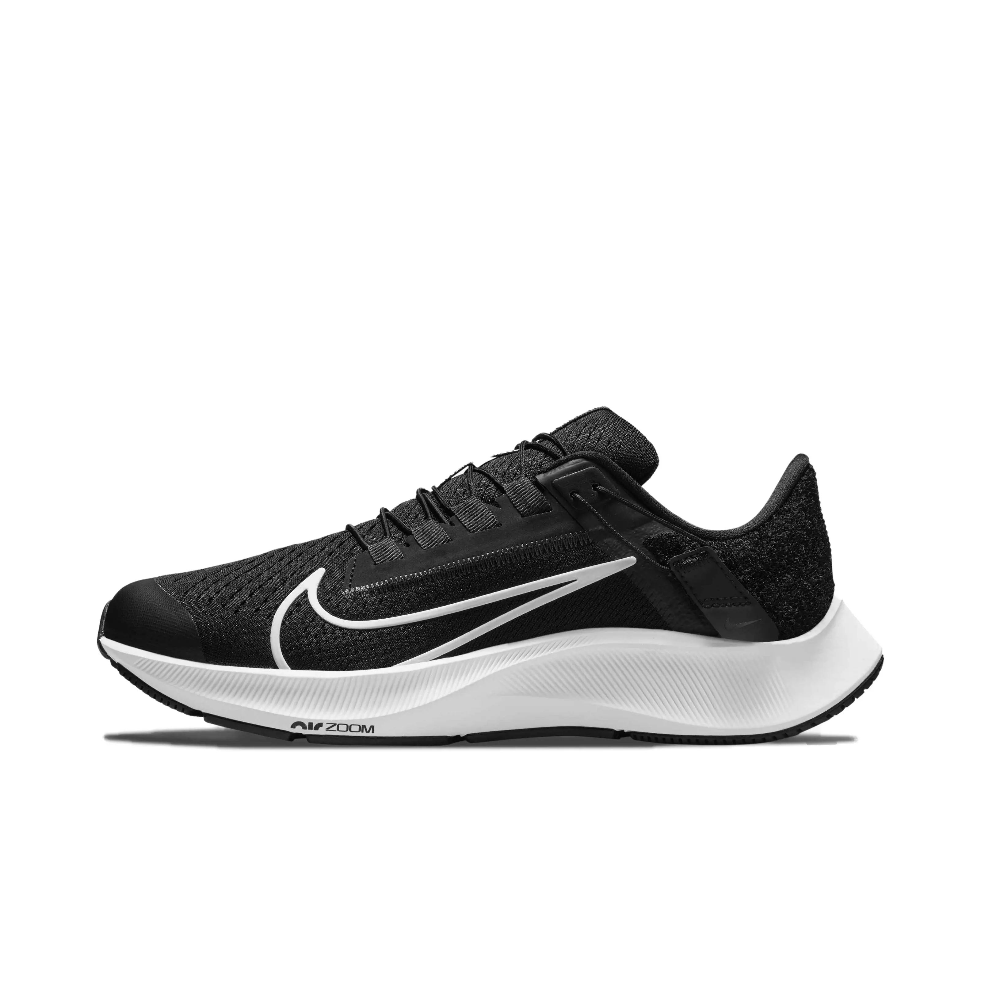 Nike Air Zoom Pegasus 38 FlyEase "Black/White/Anthracite" Women's Running Shoe - BLACK