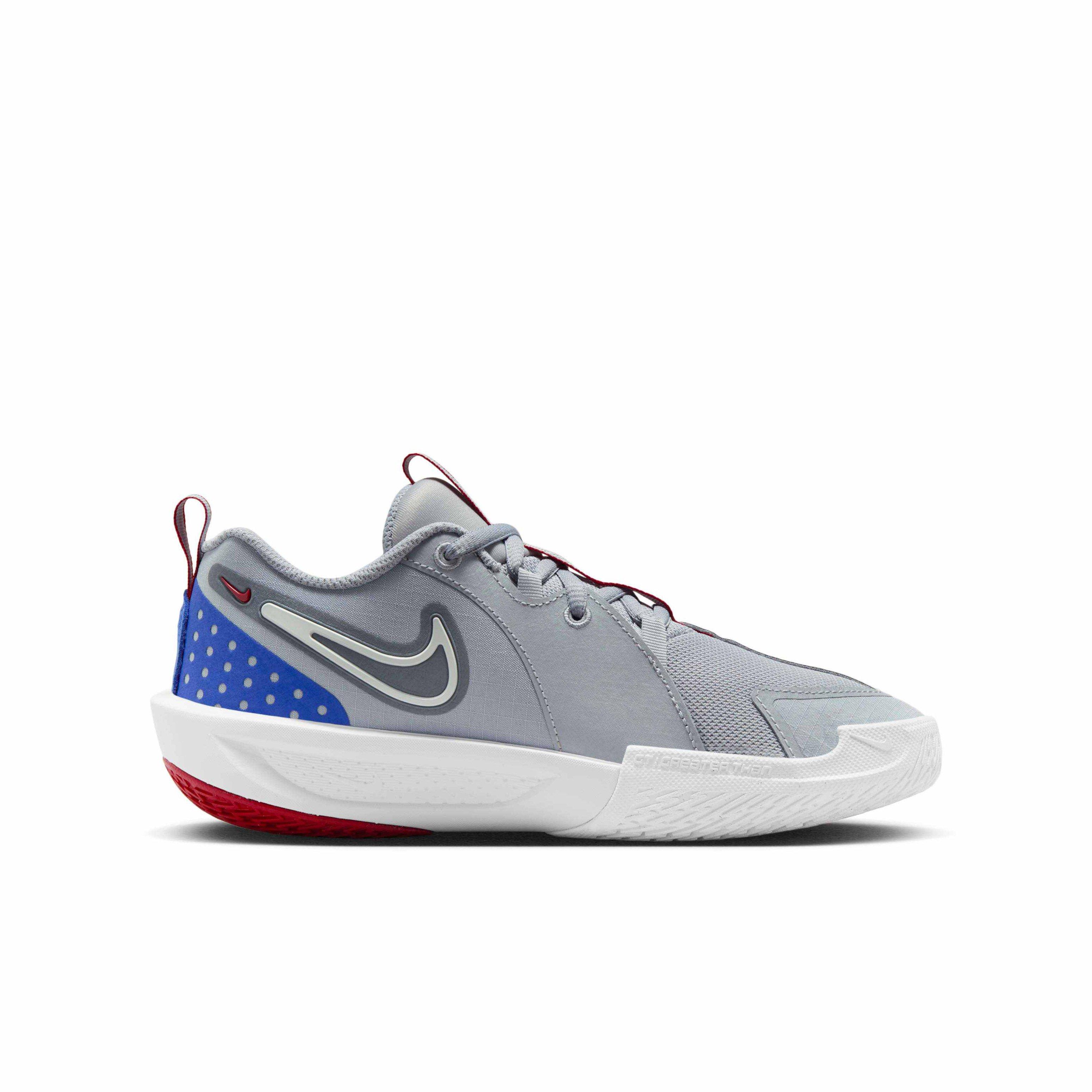 Nike G.T. Cut 3 "Wolf Grey/Cool Grey/Astronomy Blue/Sail" Grade School Boys' Basketball Shoe - GREY/GREY/BLUE/SAIL Thumbnail View 1
