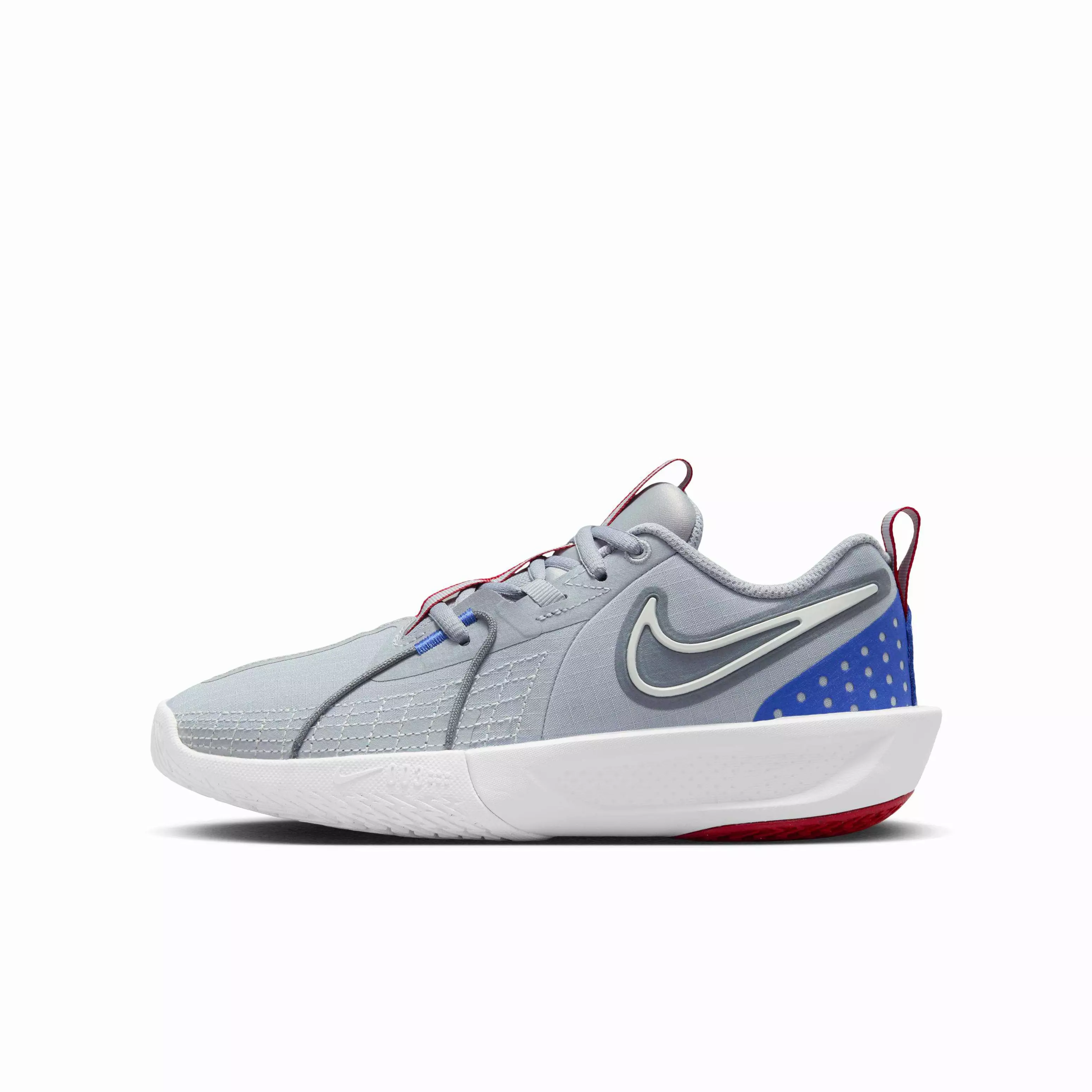 Nike G.T. Cut 3 "Wolf Grey/Cool Grey/Astronomy Blue/Sail" Grade School Boys' Basketball Shoe - GREY/GREY/BLUE/SAIL