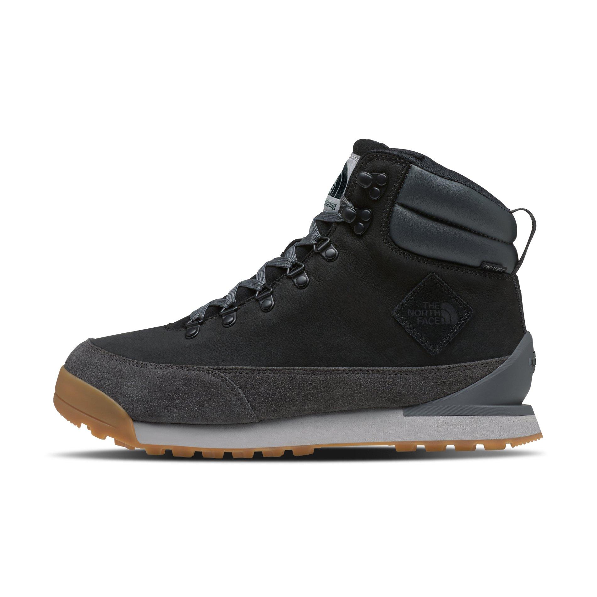 The North Face Back-To-Berkeley IV Leather Waterproof "TNF Black/Asphalt Grey" Men's Boot - BLACK/GREY Thumbnail View 1
