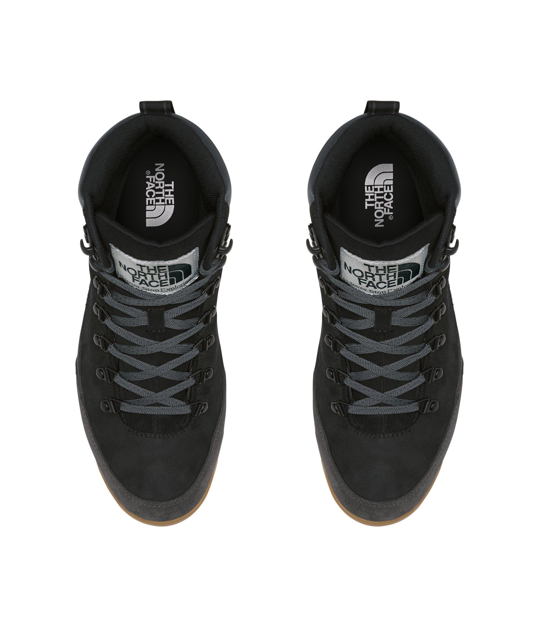 The North Face Back-To-Berkeley IV Leather Waterproof "TNF Black/Asphalt Grey" Men's Boot - BLACK/GREY Thumbnail View 2