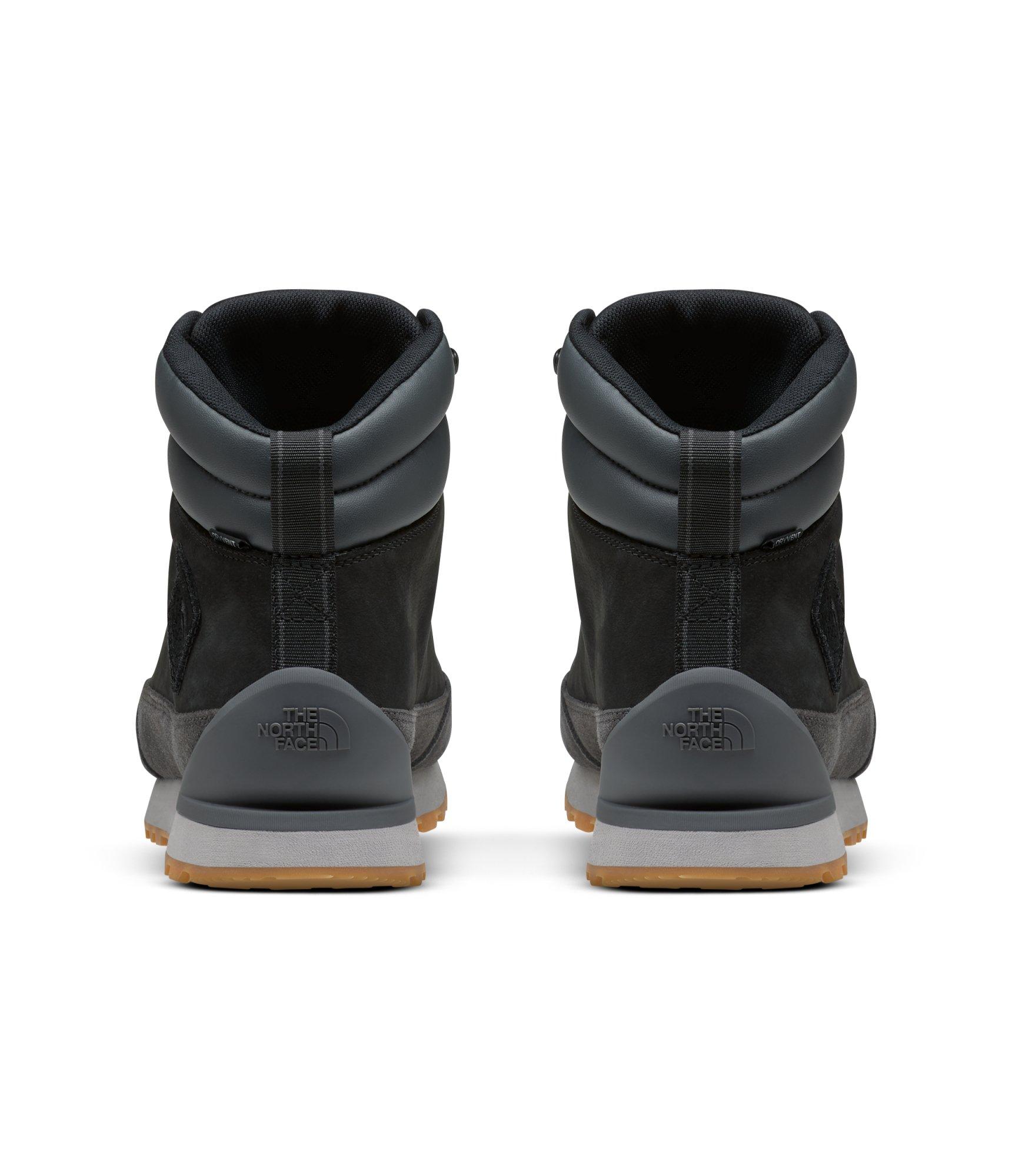 The North Face Back-To-Berkeley IV Leather Waterproof "TNF Black/Asphalt Grey" Men's Boot - BLACK/GREY Thumbnail View 3