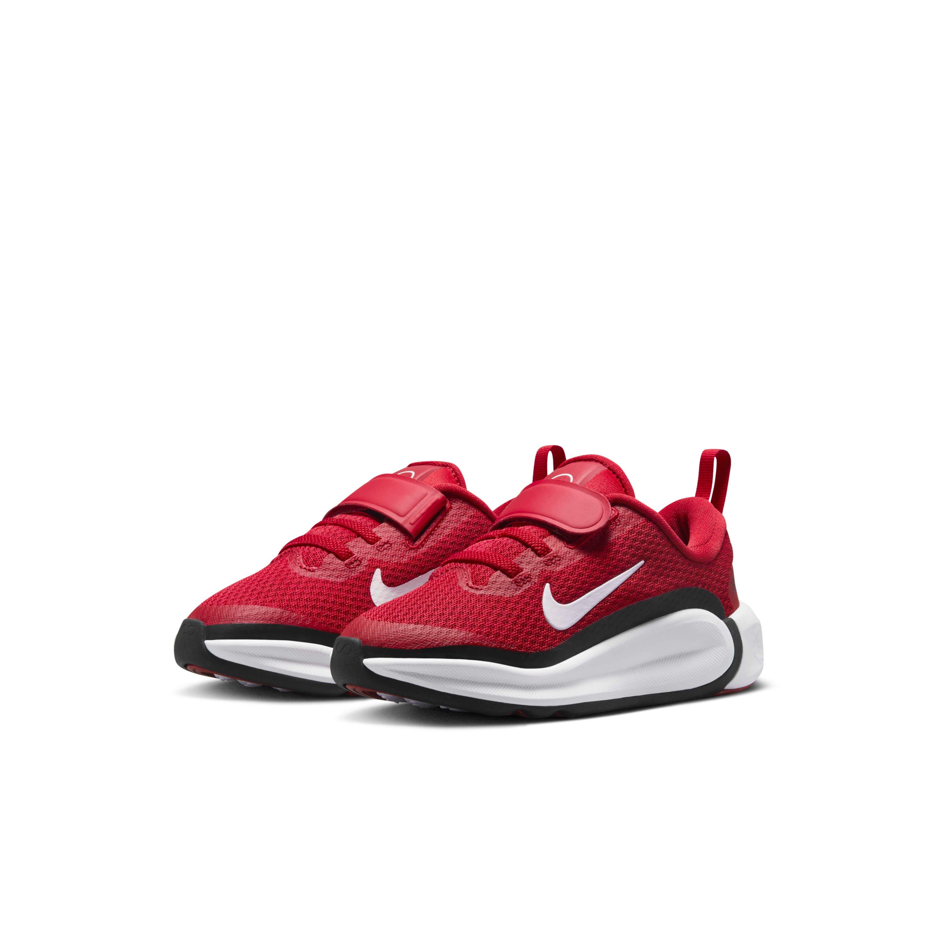 Nike Infinity Flow "Gym Red/Black/White" Preschool Boys' Running Shoe - RED/BLACK/WHITE Thumbnail View 3