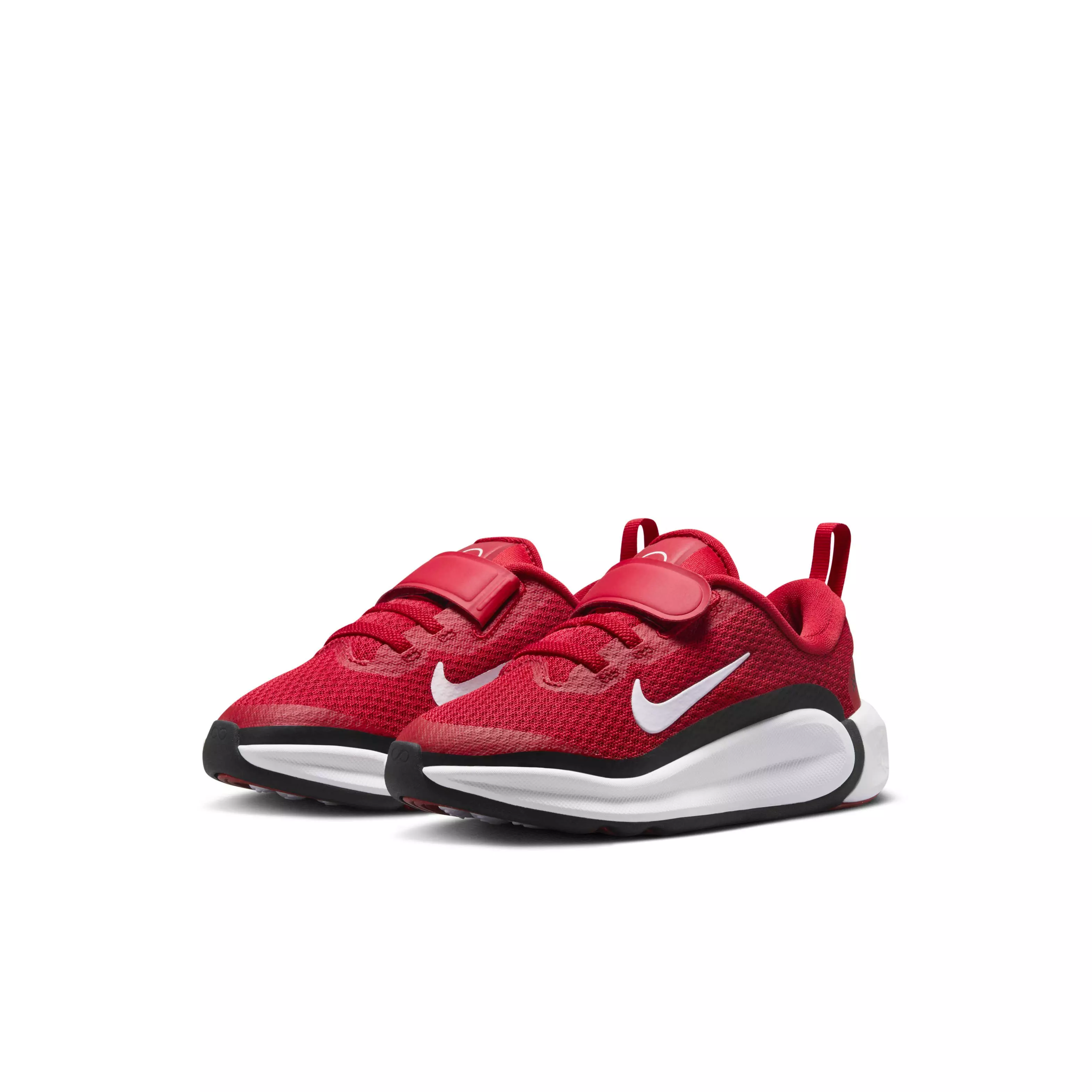 Nike Infinity Flow "Gym Red/Black/White" Preschool Boys' Running Shoe - RED/BLACK/WHITE