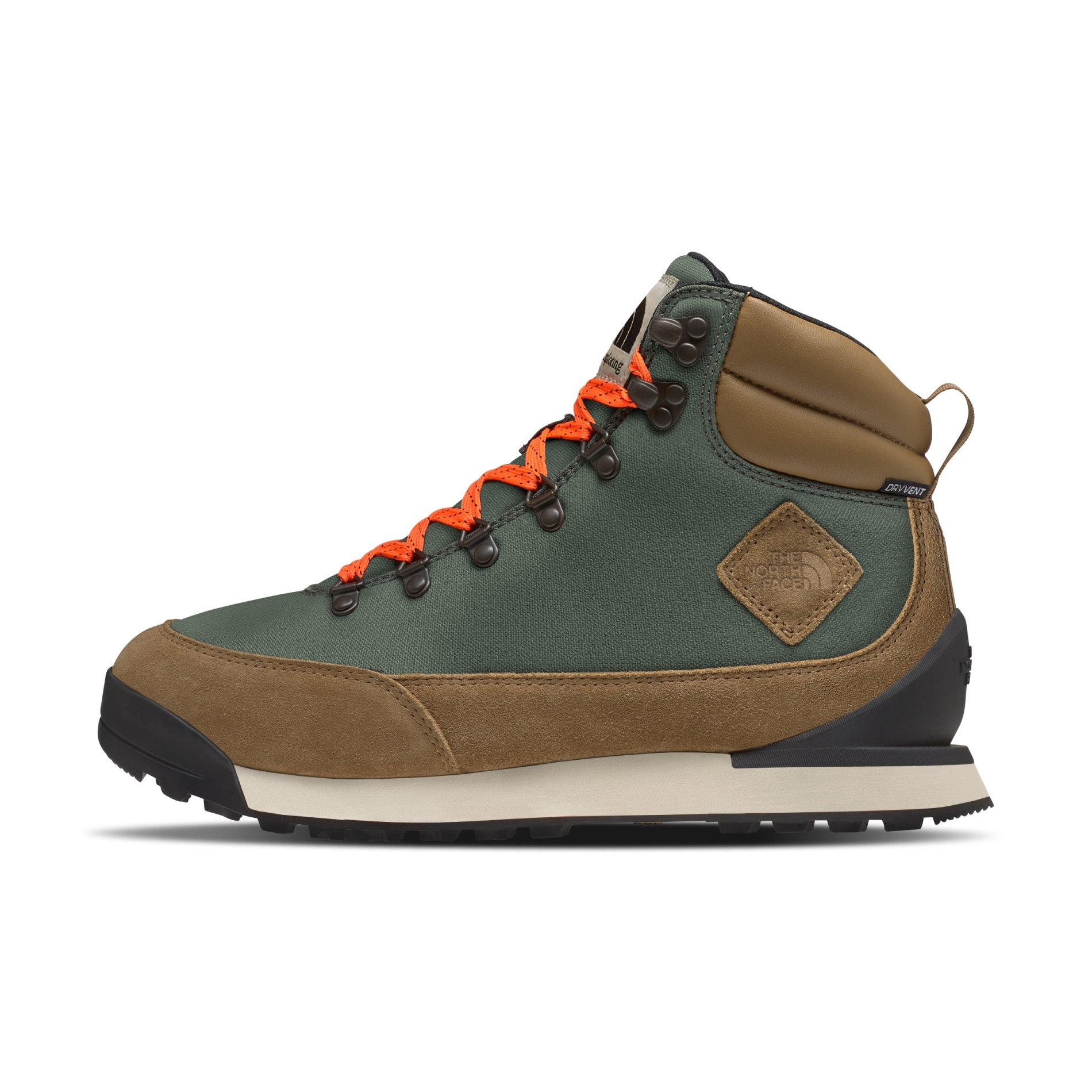 The North Face Men\'s Green and Brown Boots Shop Green Mens The North Face Bergen Leather Waterproof  main image 2