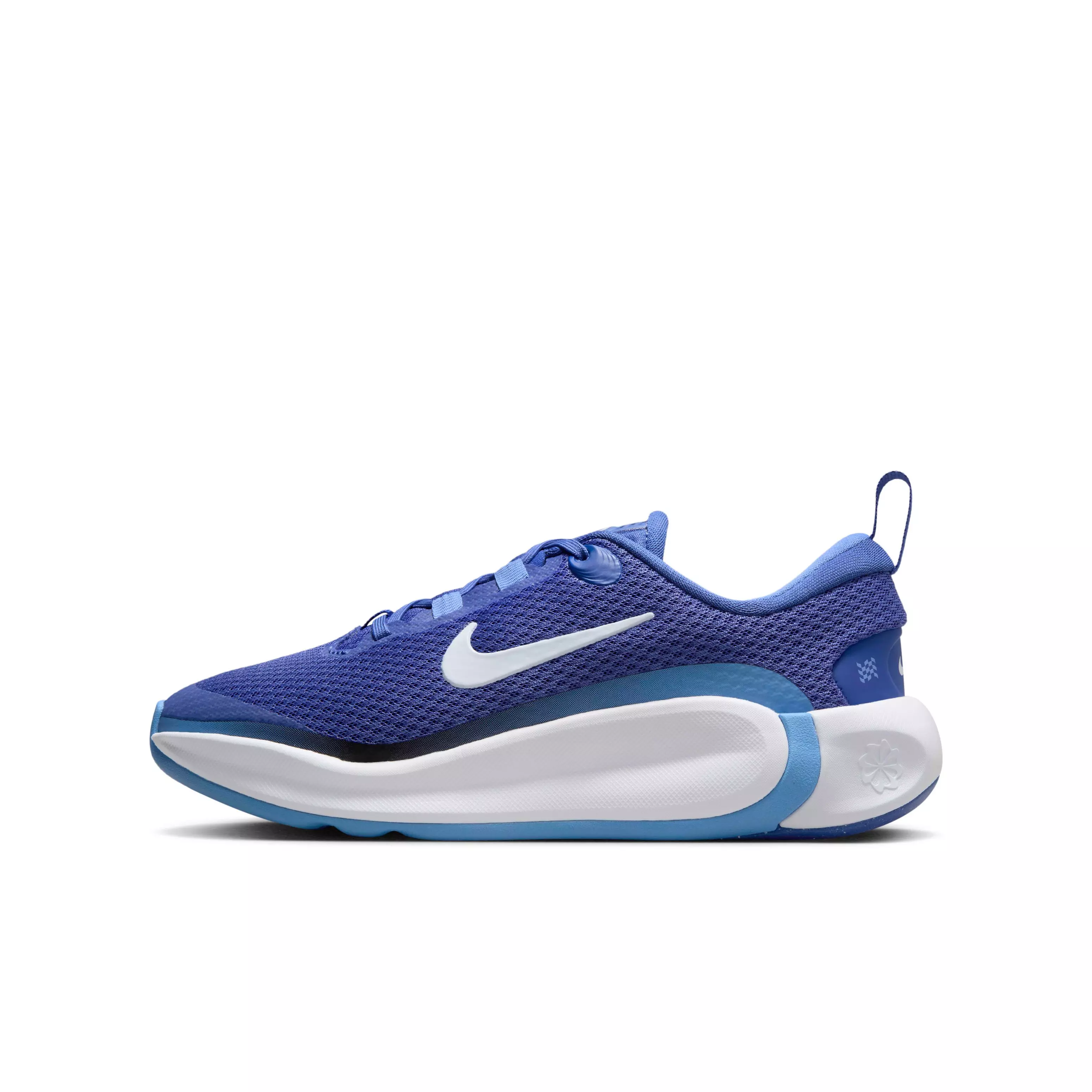 Nike Infinity Flow "Astronomy Blue/Black/Royal Pulse/Football Grey" Grade School Boys' Running Shoe - BLUE/BLACK/ROYAL/GREY