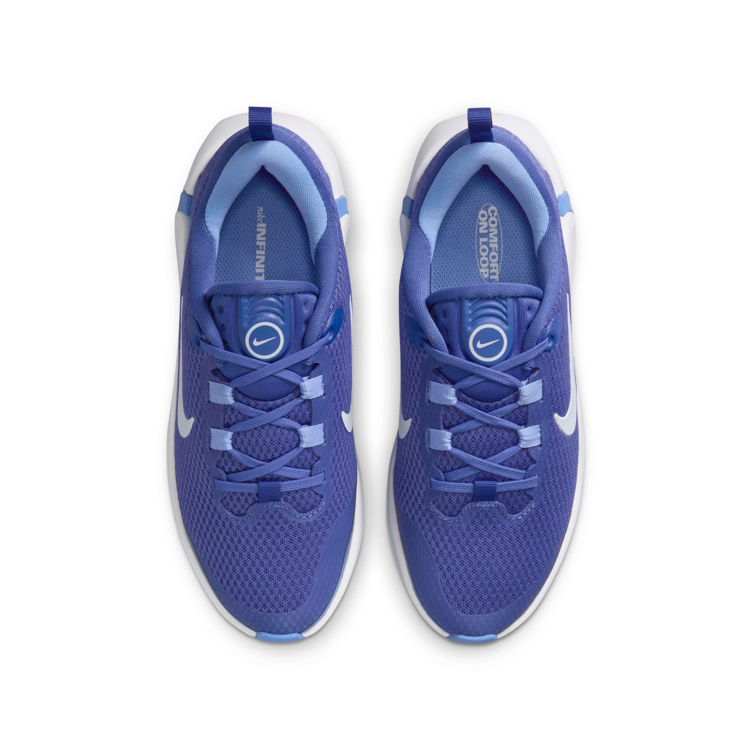 Nike Infinity Flow "Astronomy Blue/Black/Royal Pulse/Football Grey" Grade School Boys' Running Shoe - BLUE/BLACK/ROYAL/GREY Thumbnail View 4