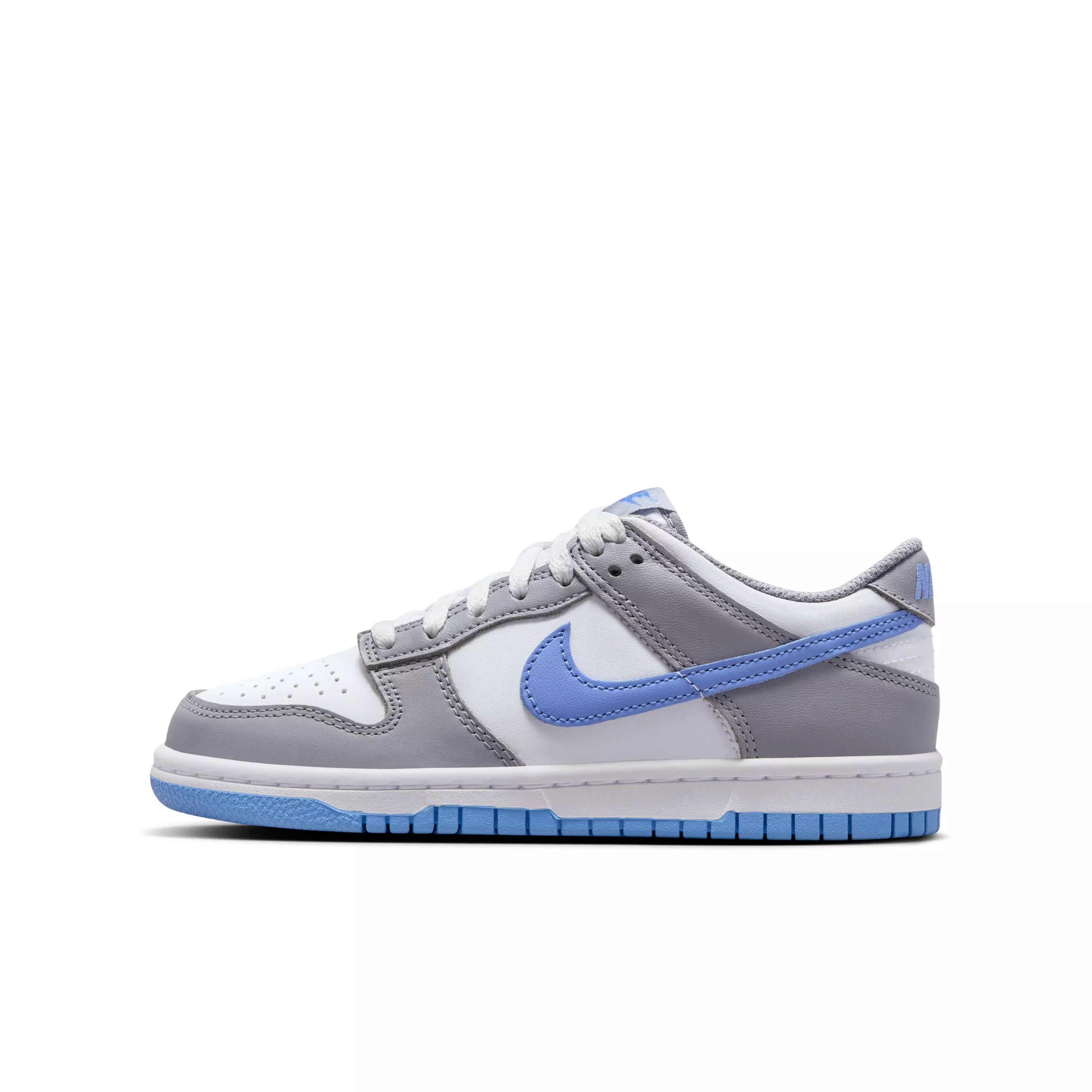 Nike Dunk Low "White/Cement Grey/Royal Pulse" Grade School Boys' Shoe