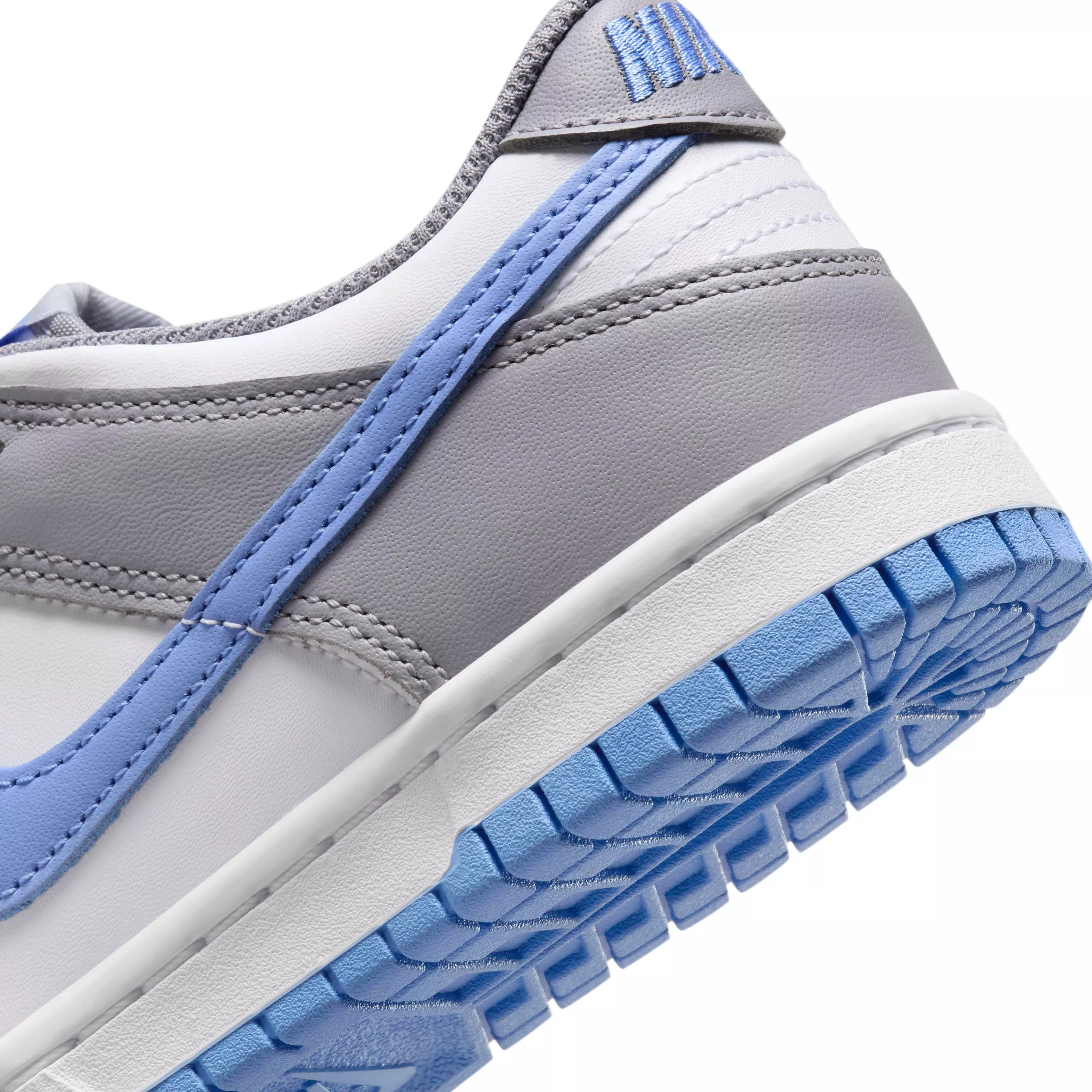 Nike Dunk Low "White/Cement Grey/Royal Pulse" Grade School Boys' Shoe - WHITE/GREY/ROYAL