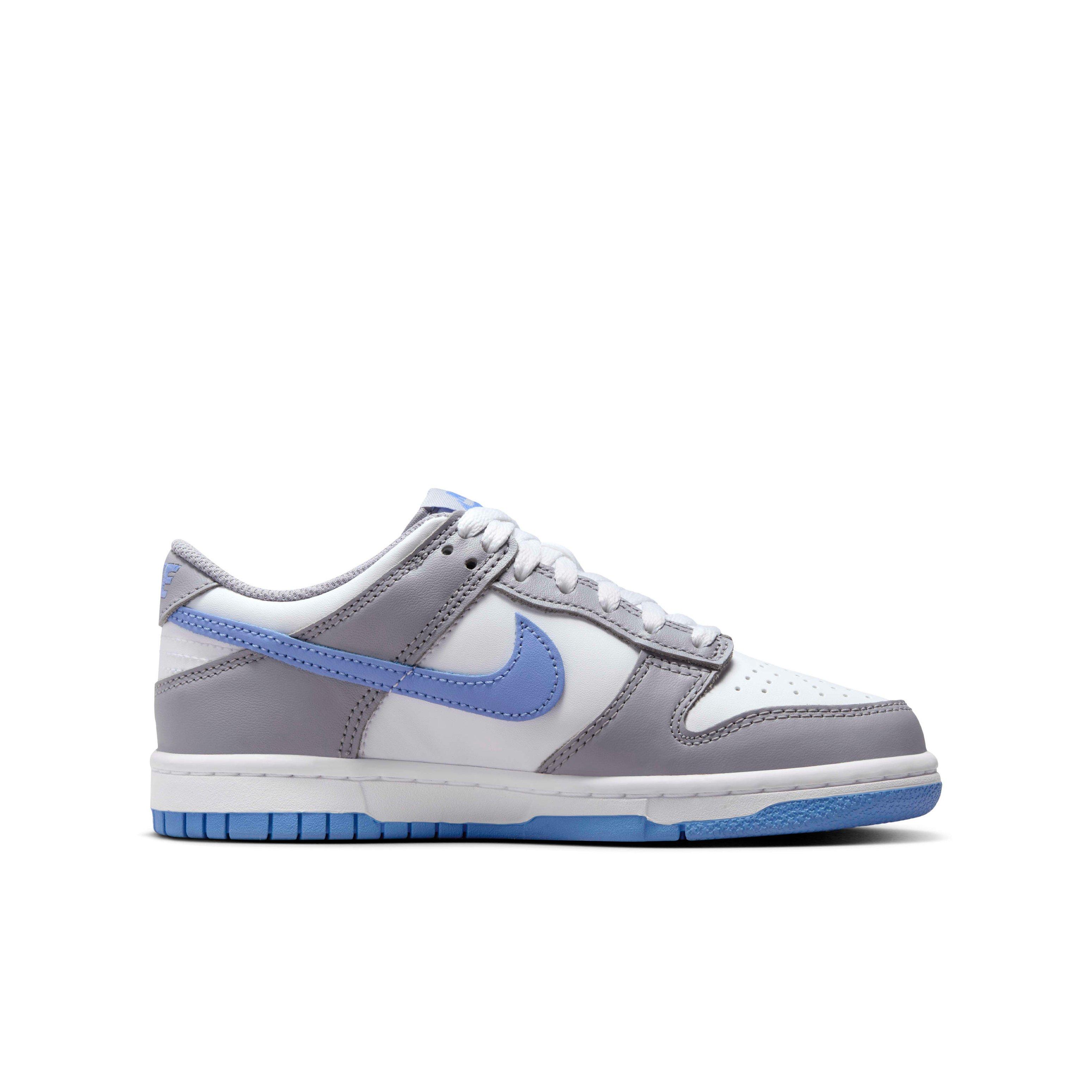 Nike Dunk Low "White/Cement Grey/Royal Pulse" Grade School Boys' Shoe