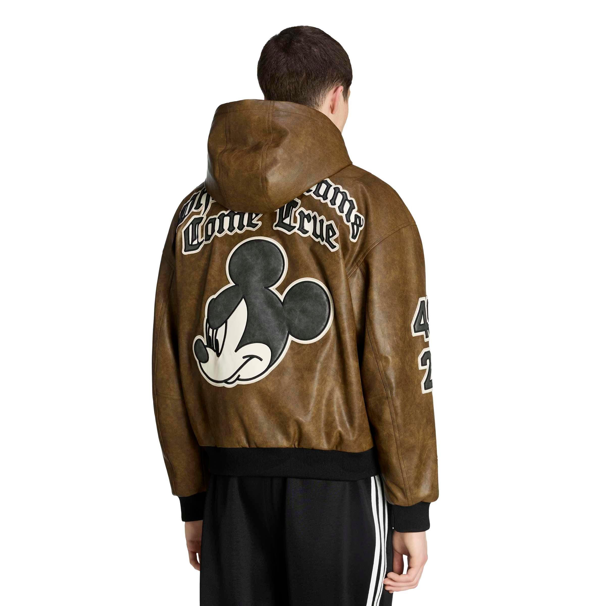 adidas Men's x Disney Mickey Mouse Dreams Jacket - Brown - BROWN