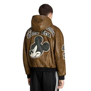 adidas Men's x Disney Mickey Mouse Dreams Jacket - Brown - BROWN