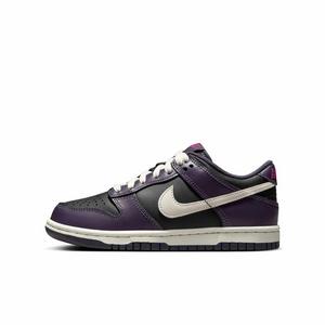 Nike Dunk Low "Black/Dark Raisin/Sail/Pale Ivory" Grade School Boys' Shoe