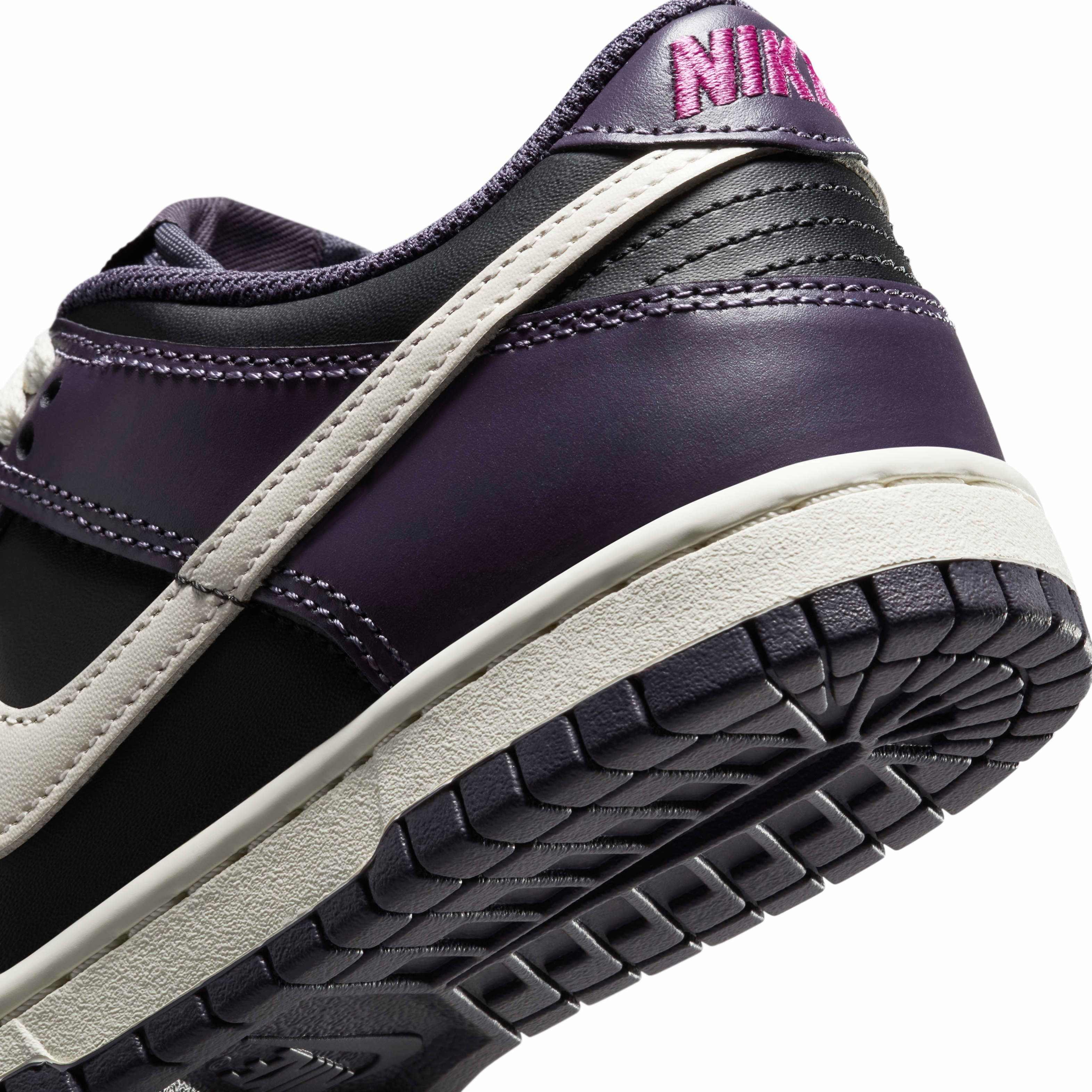 Nike Dunk Low Grade School Boys' "Black/Dark Raisin/Sail/Pale Ivory" Shoe